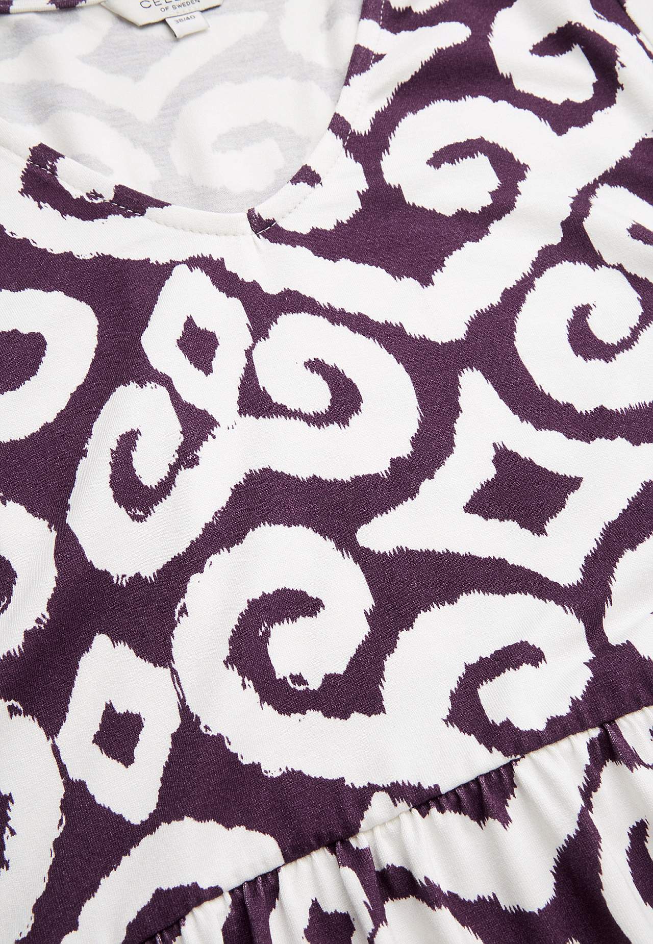 Gemustertes Jerseykleid
