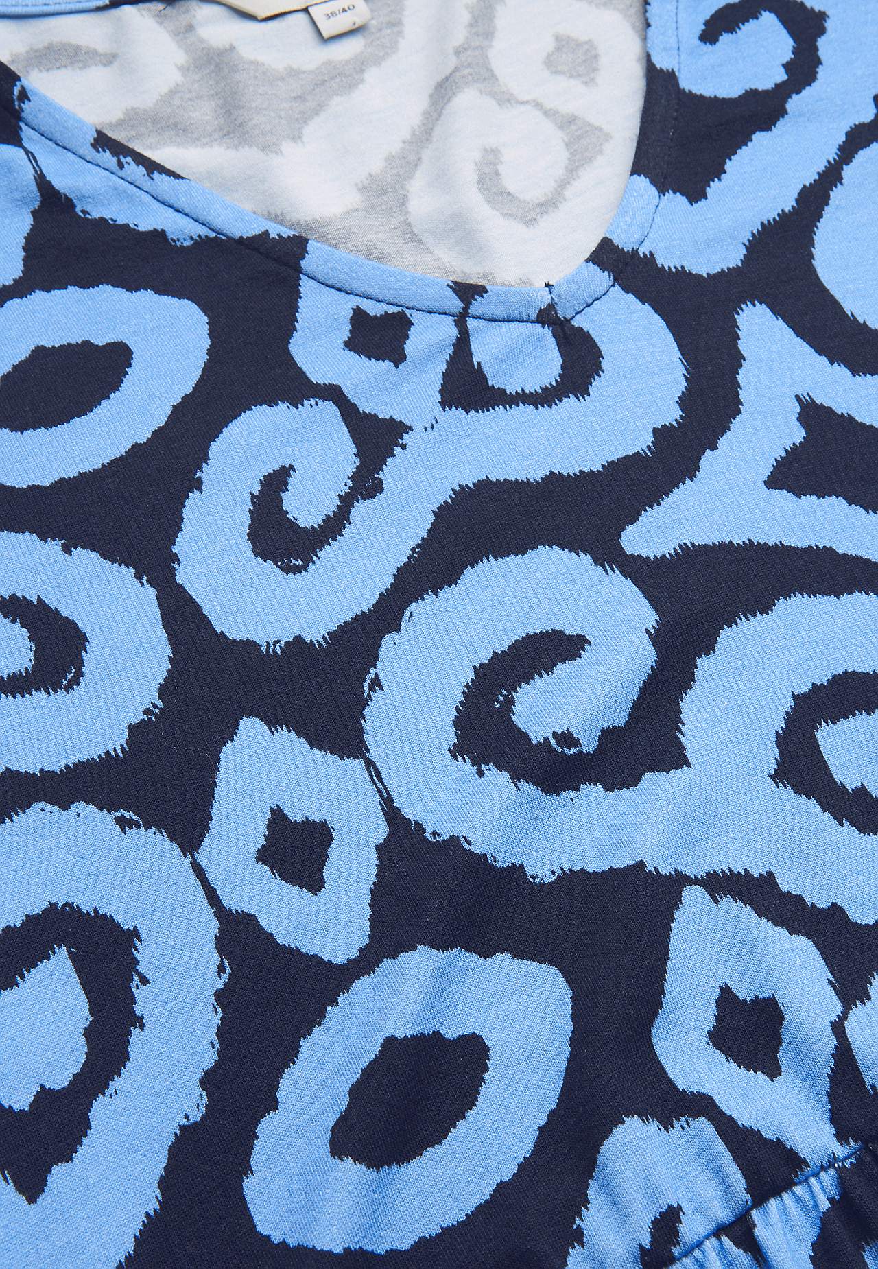 Gemustertes Jerseykleid