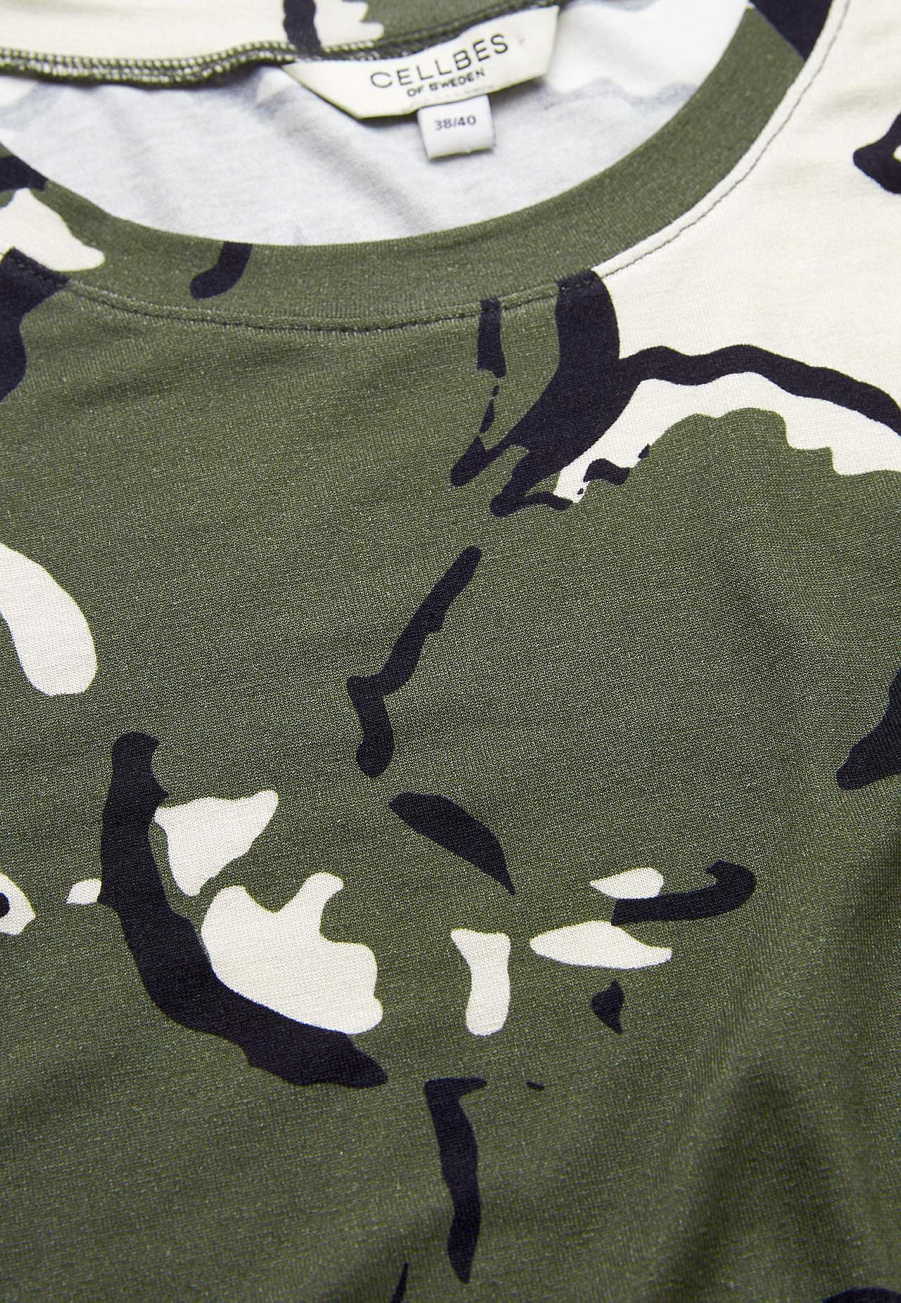 Jersey-Top mit Rundhalsausschnitt