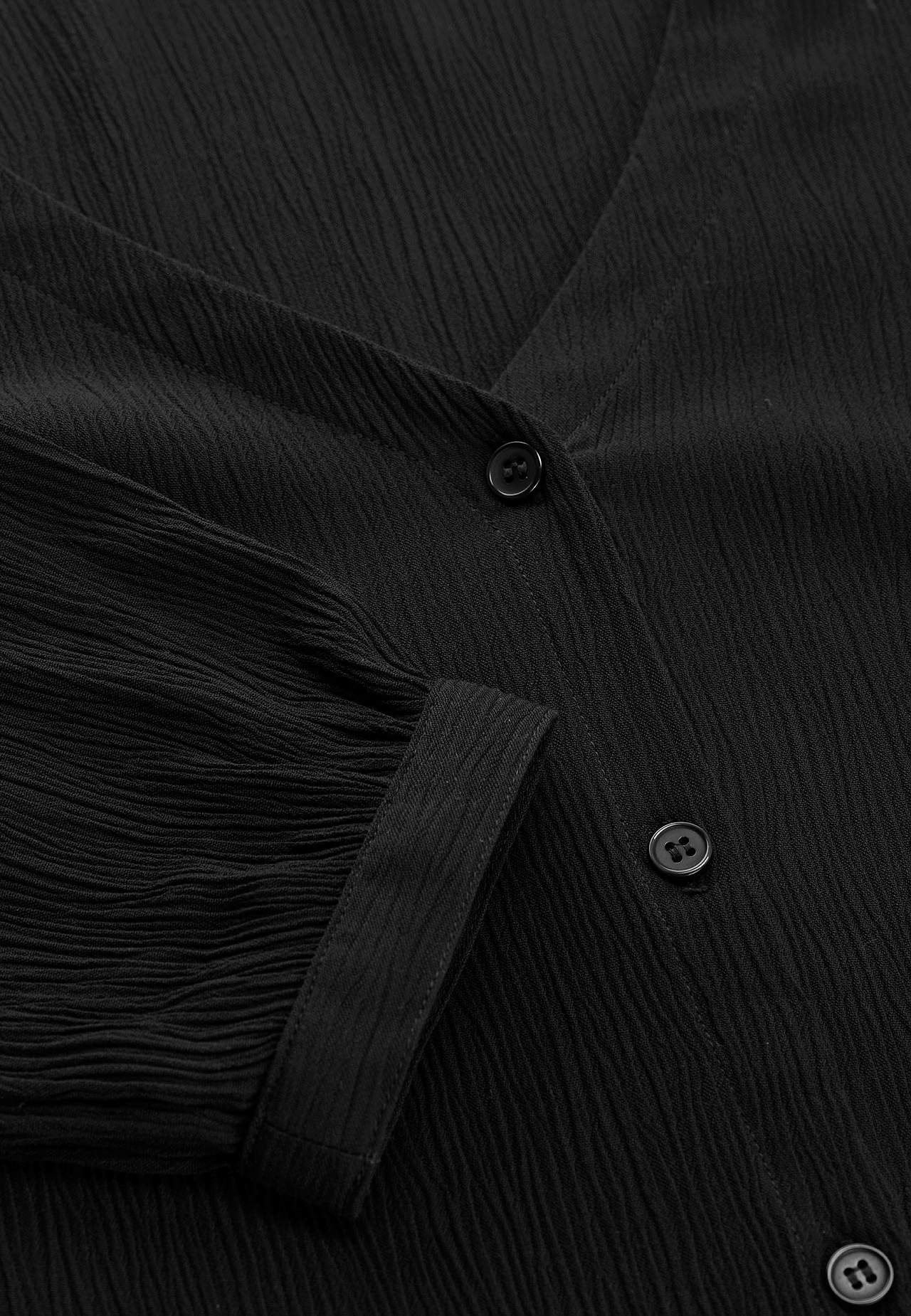 Bluse mit Crêpe-Qualität