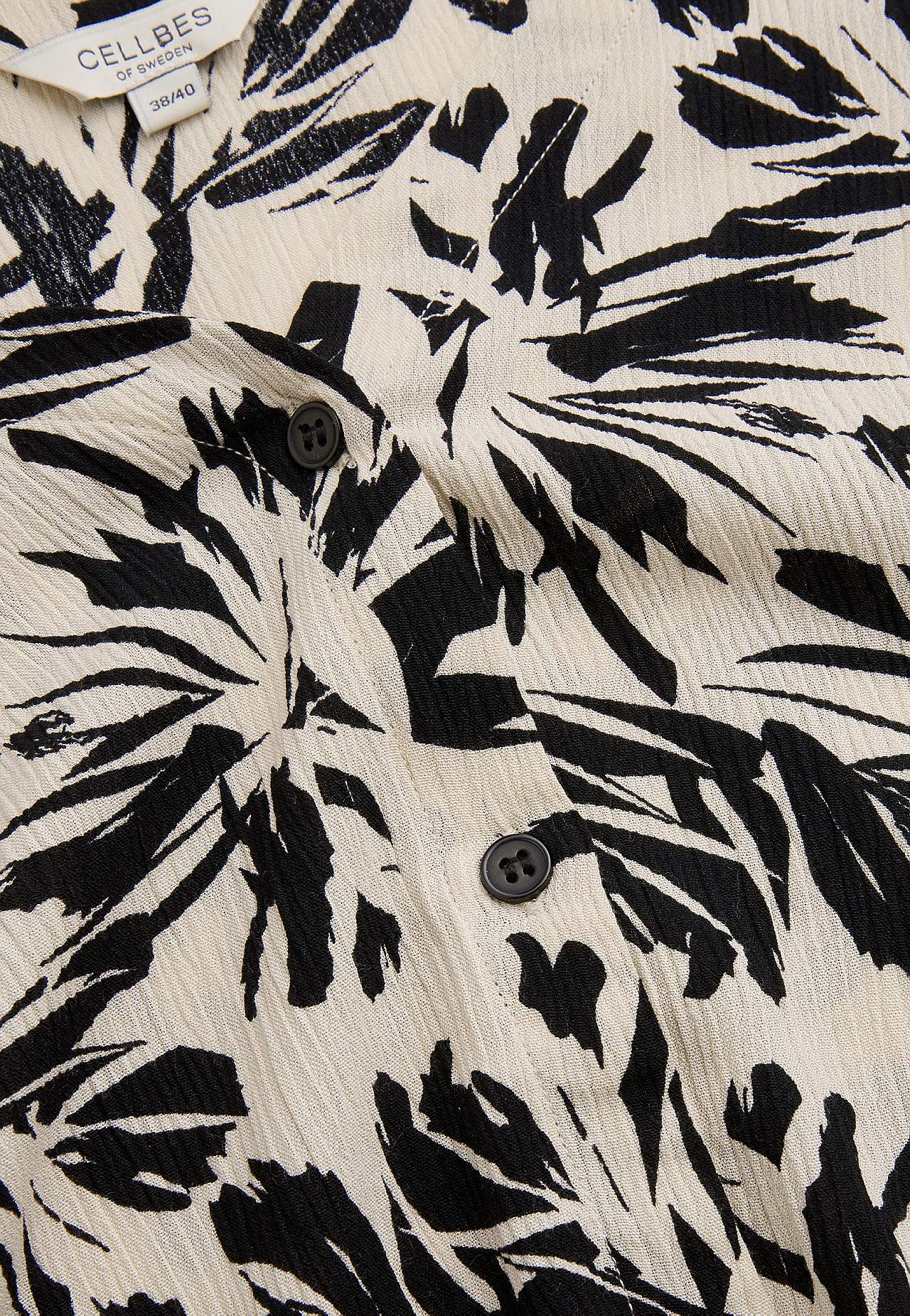 Bluse mit Crêpe-Qualität
