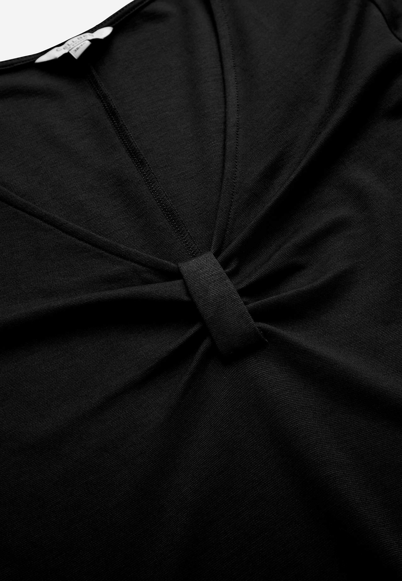 Jerseykleid mit Kräuselung