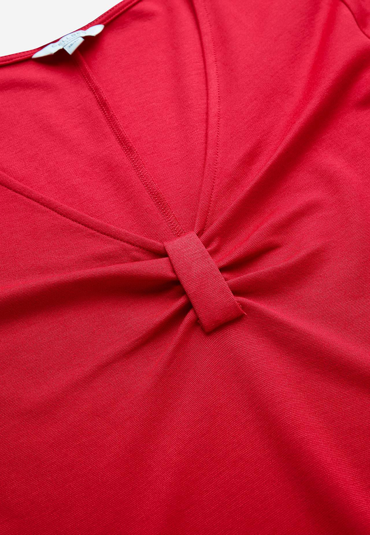 Jerseykleid mit Kräuselung