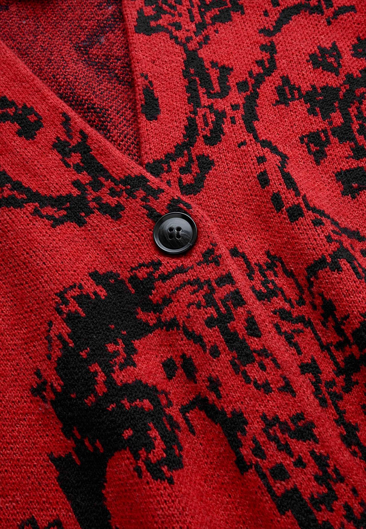 Cardigan mit einem Jacquard-Strick