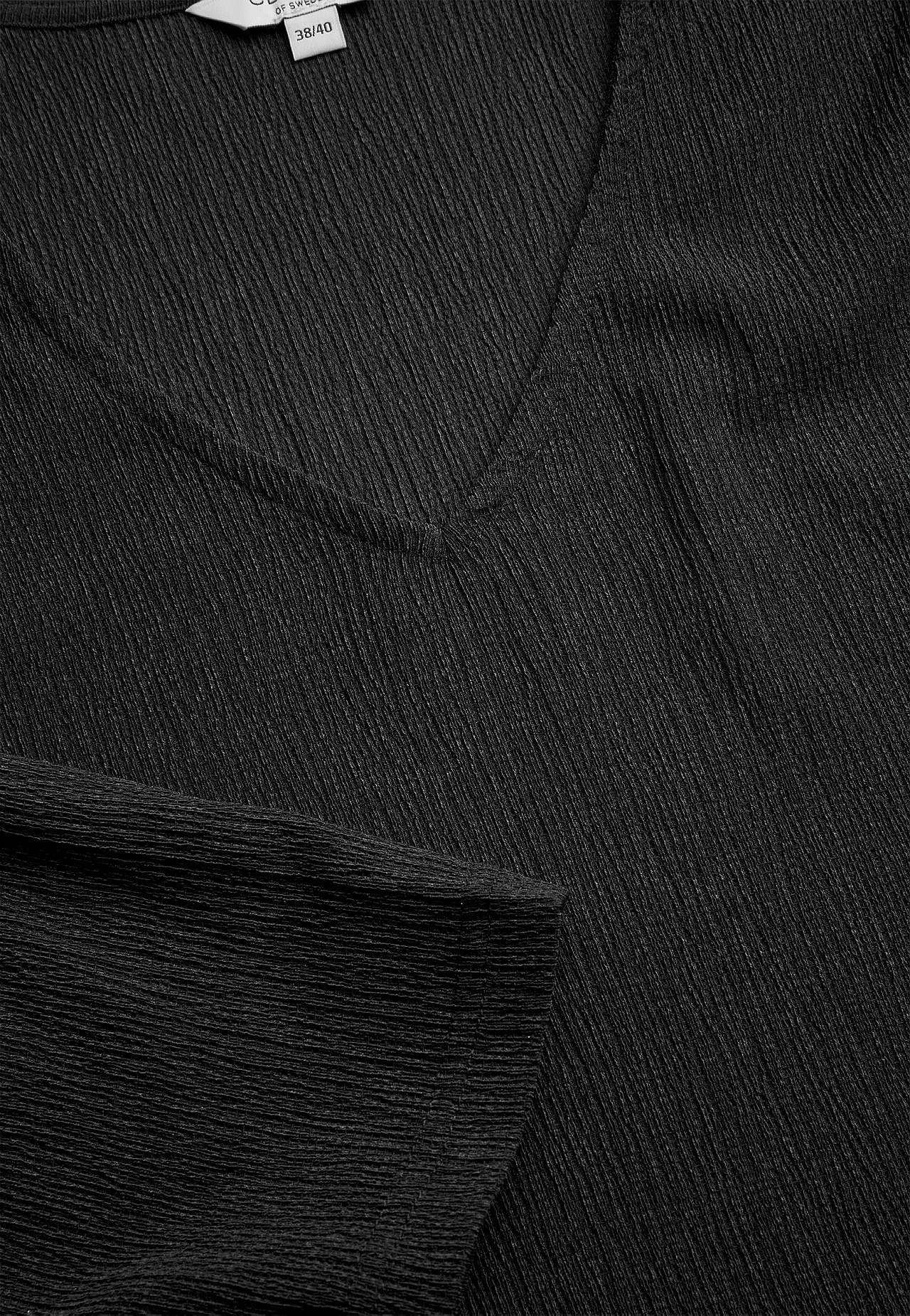 Jersey-Top mit Struktur