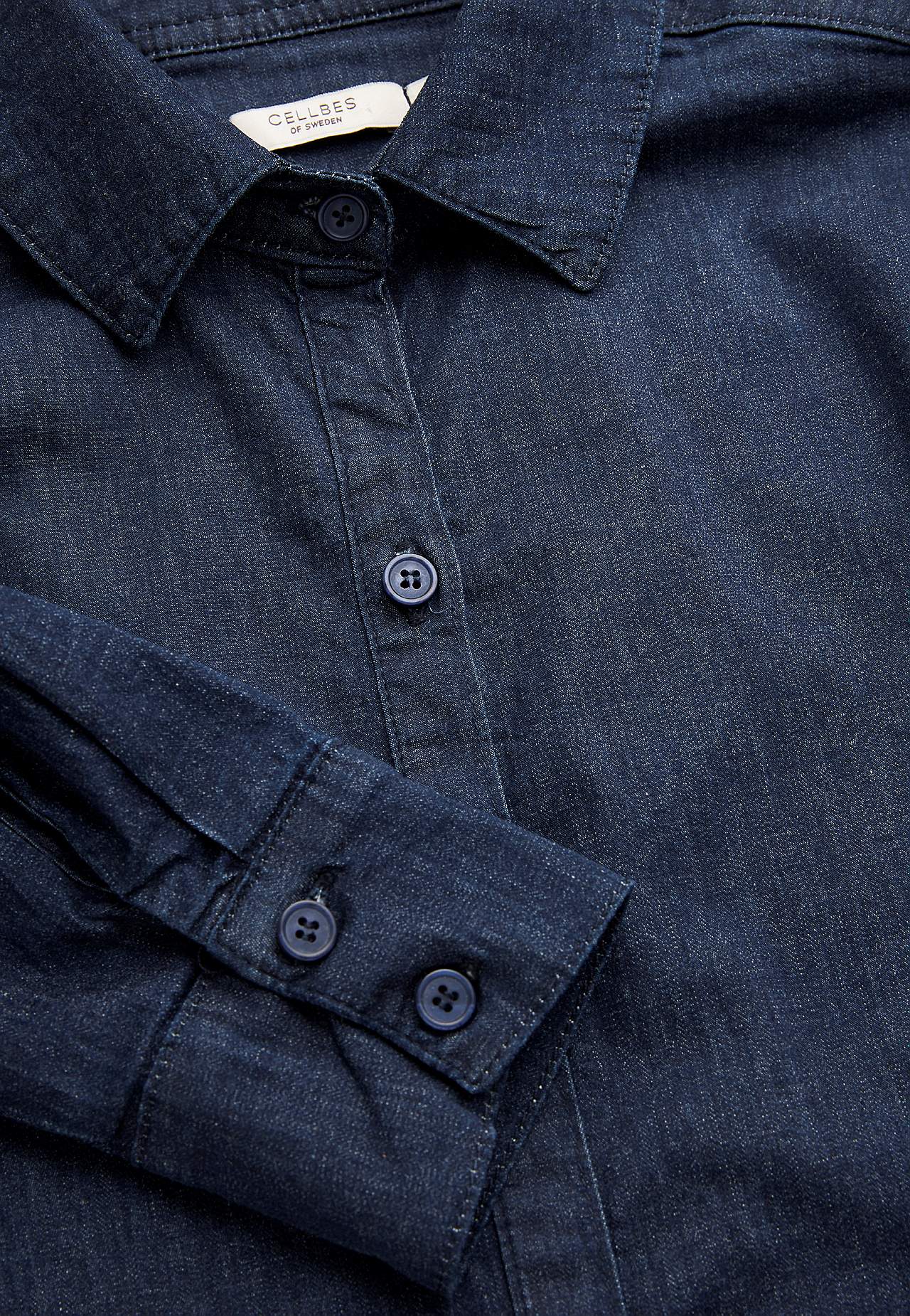 Elastische Tunika aus Denim