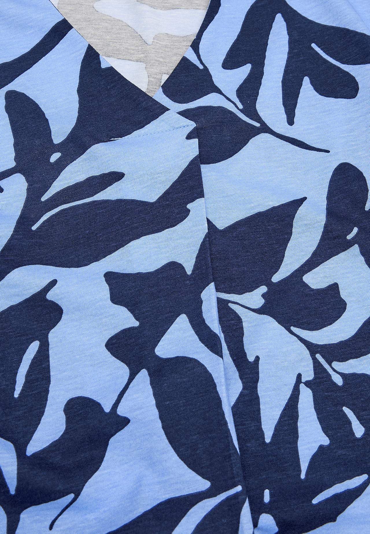 Jersey-Tunika mit Knitter-Detail