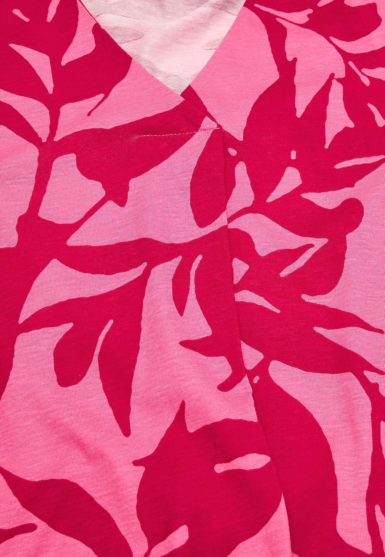 Jersey-Tunika mit Knitter-Detail