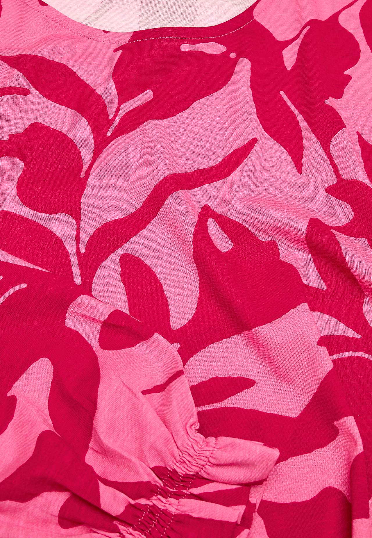 Jersey-Top mit Smokdetail