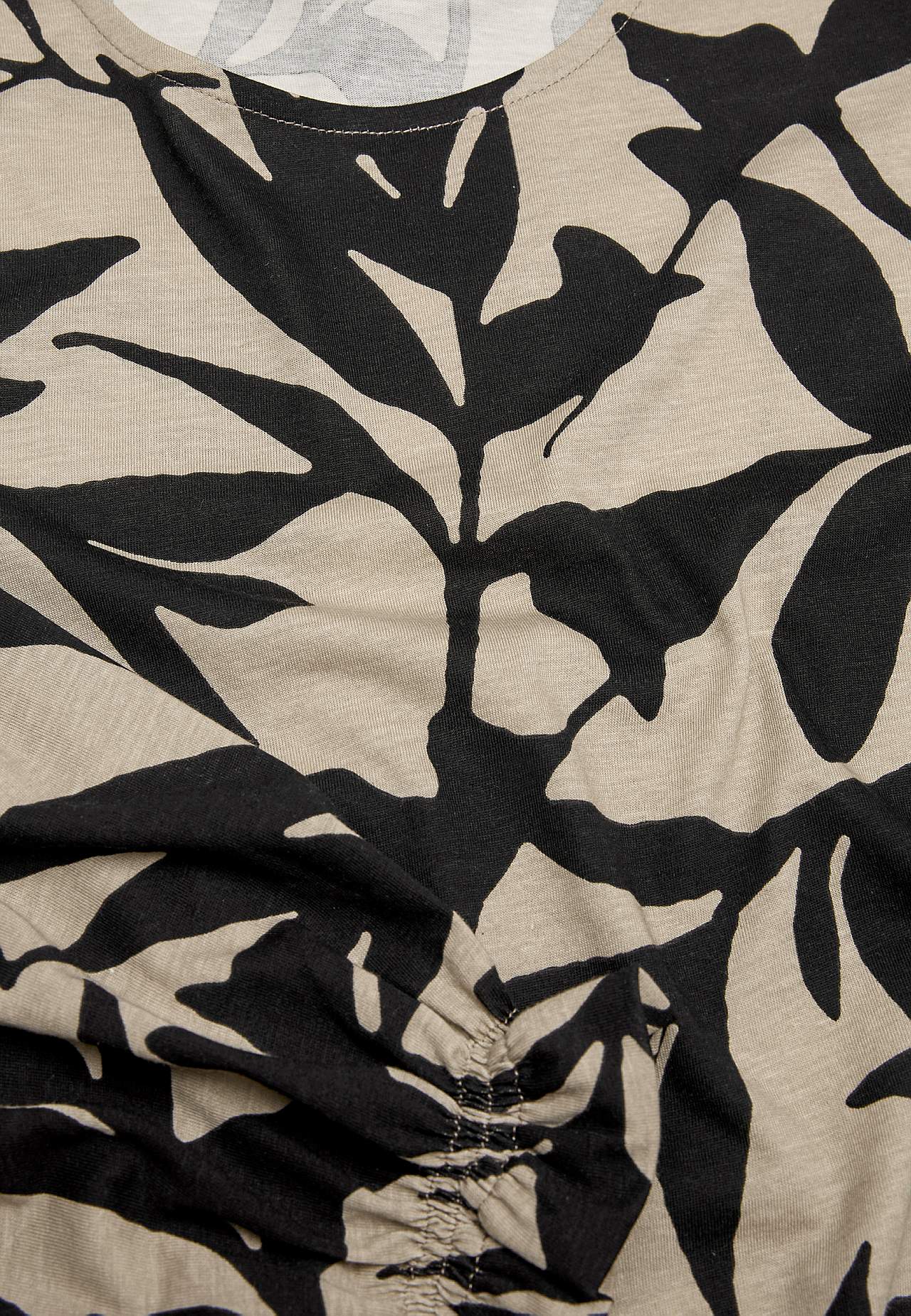 Jersey-Top mit Smokdetail