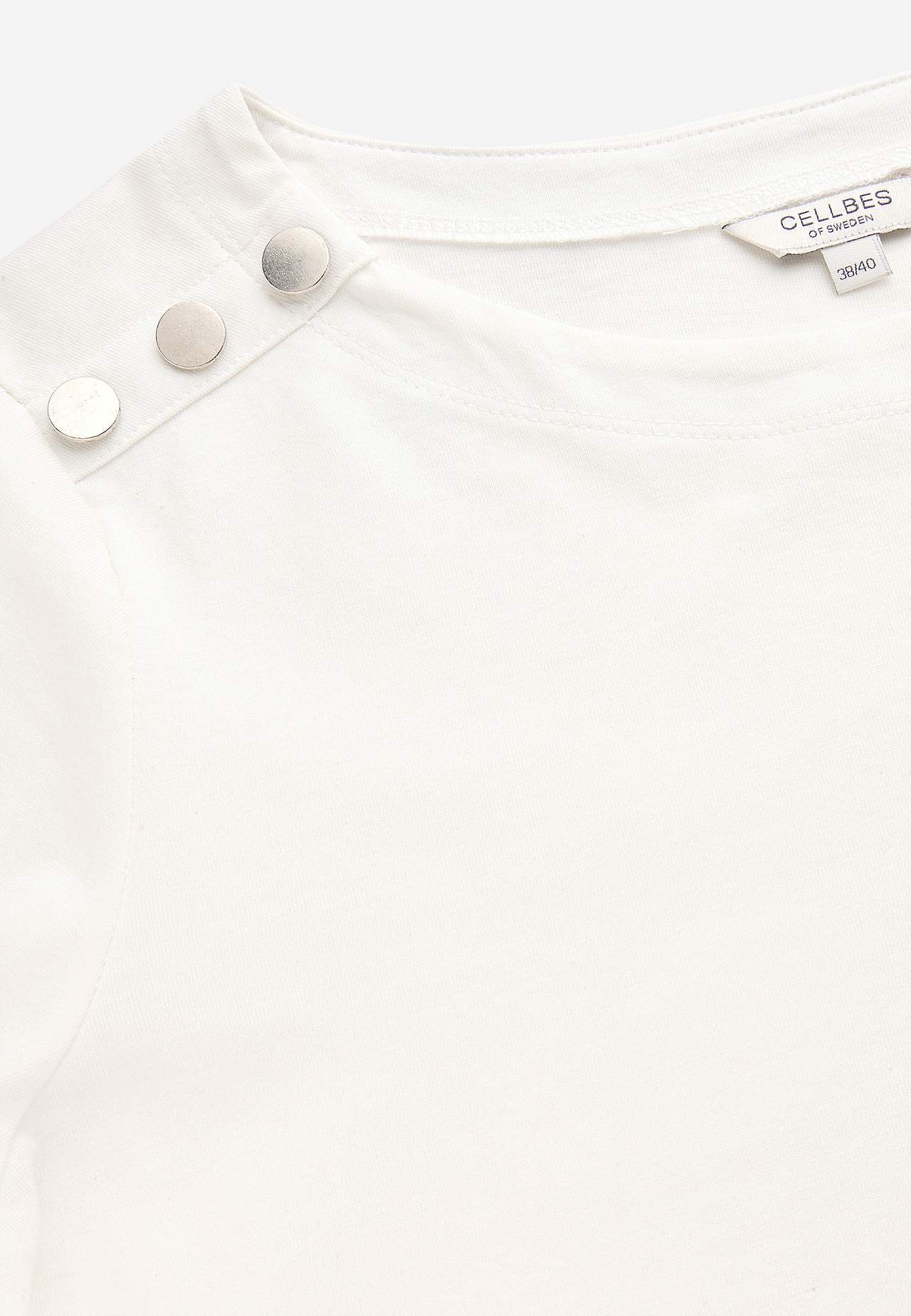 Jersey-Top mit Knöpfen