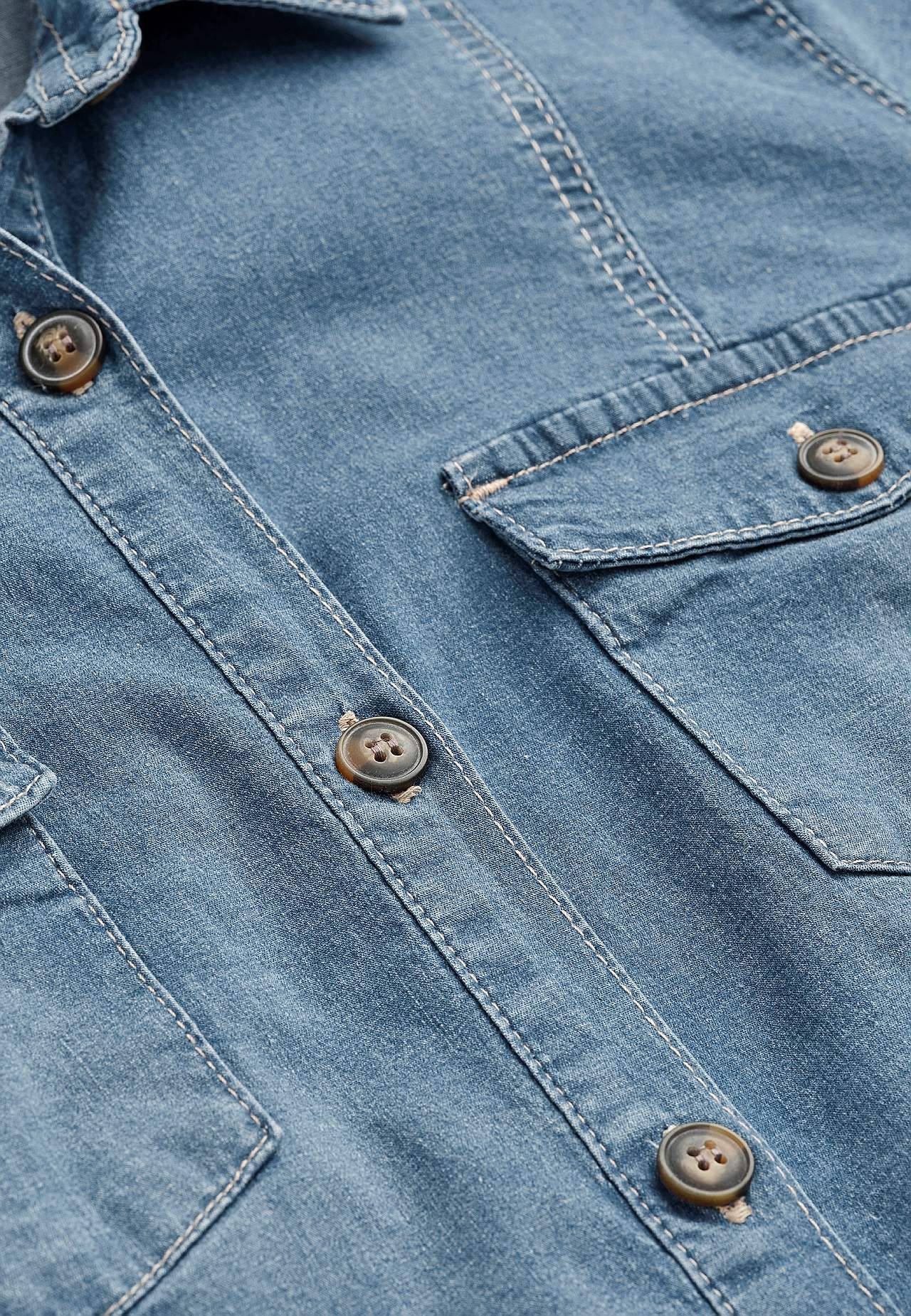 Elastisches Jeanskleid