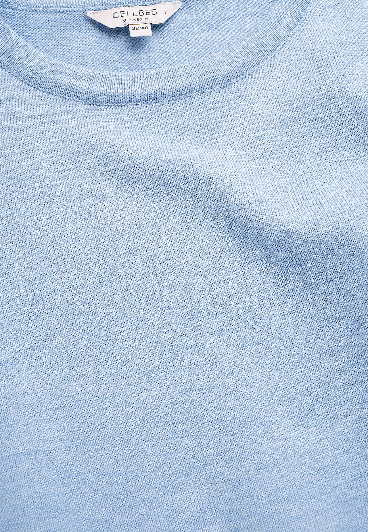 Kurzärmliger Feinstrickpullover