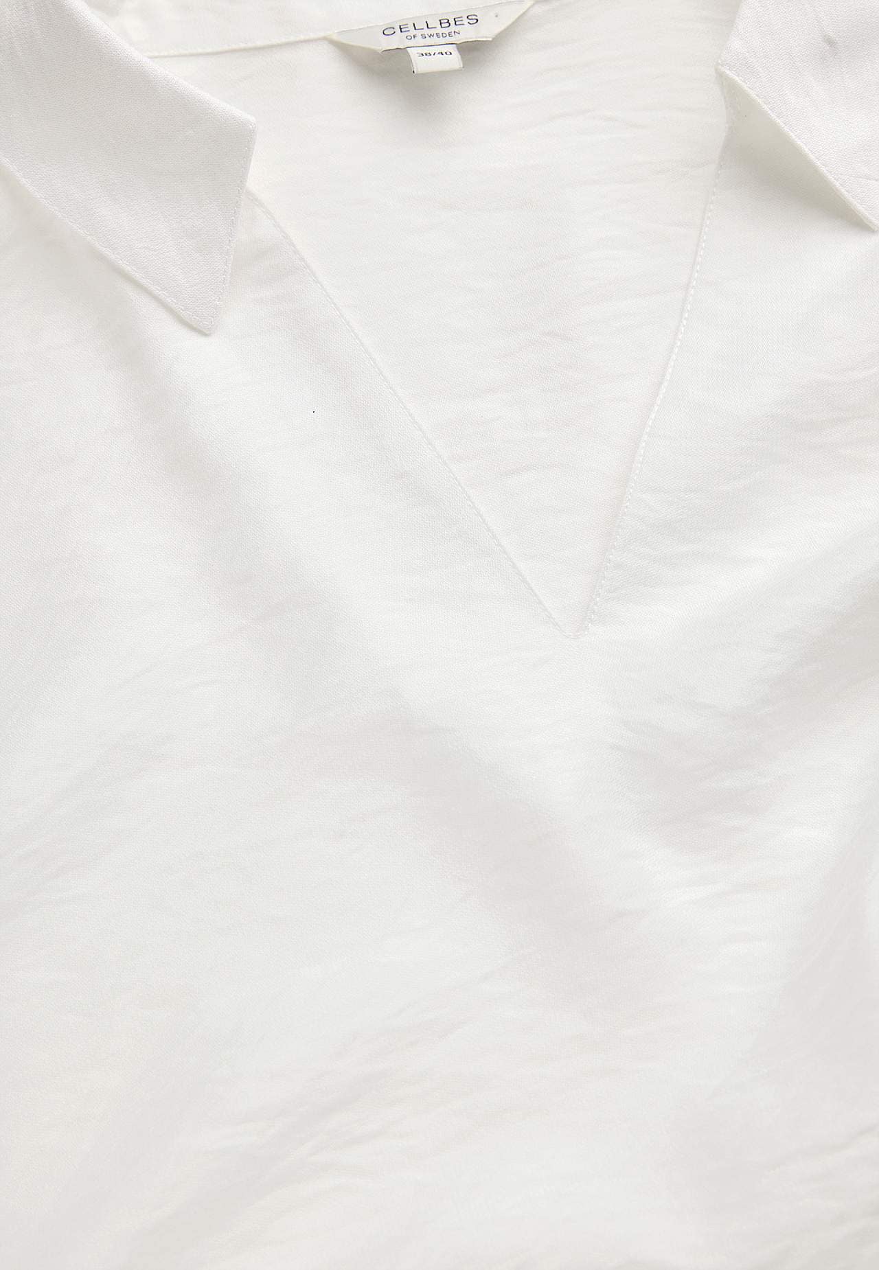 Gewebte Bluse mit breiten Ärmeln