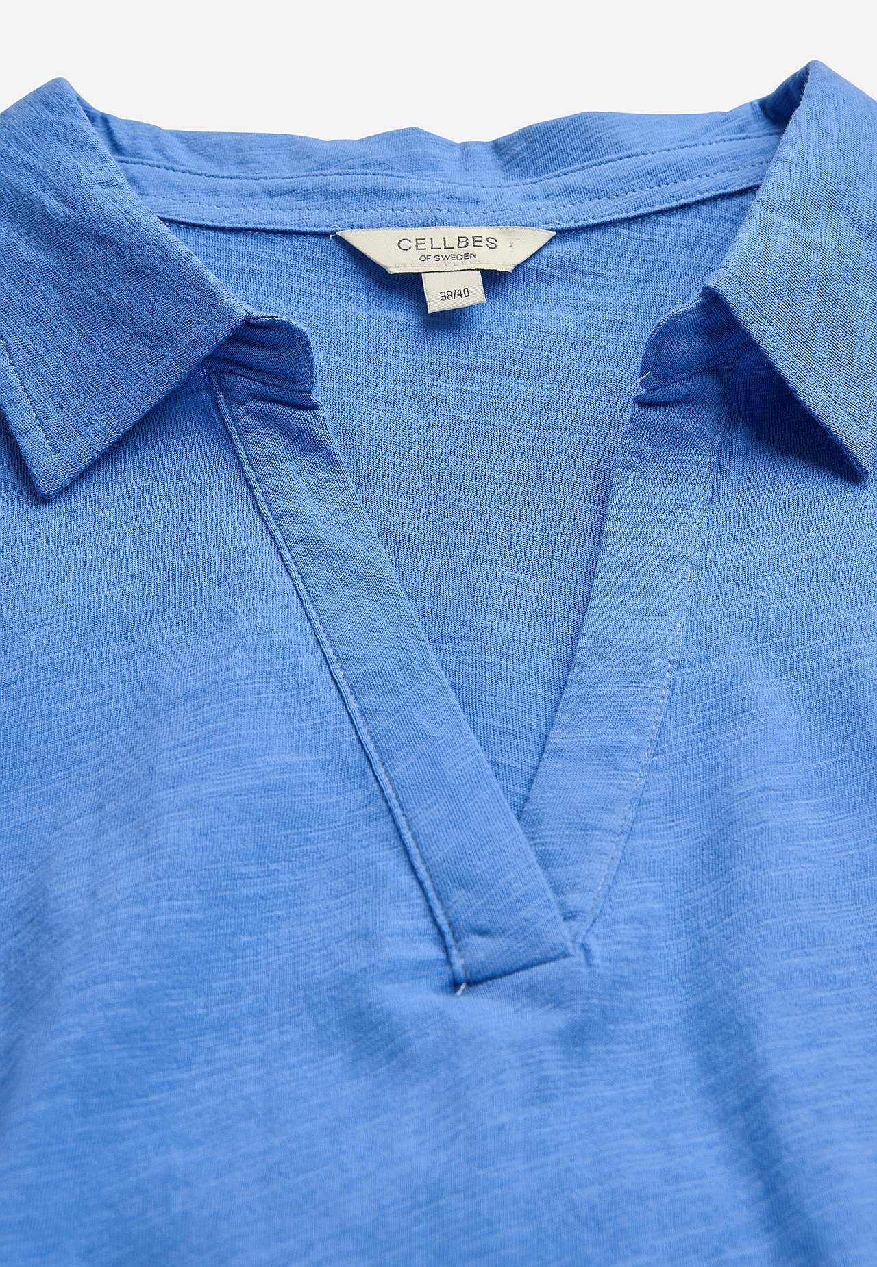 Jersey-Top mit Kragen