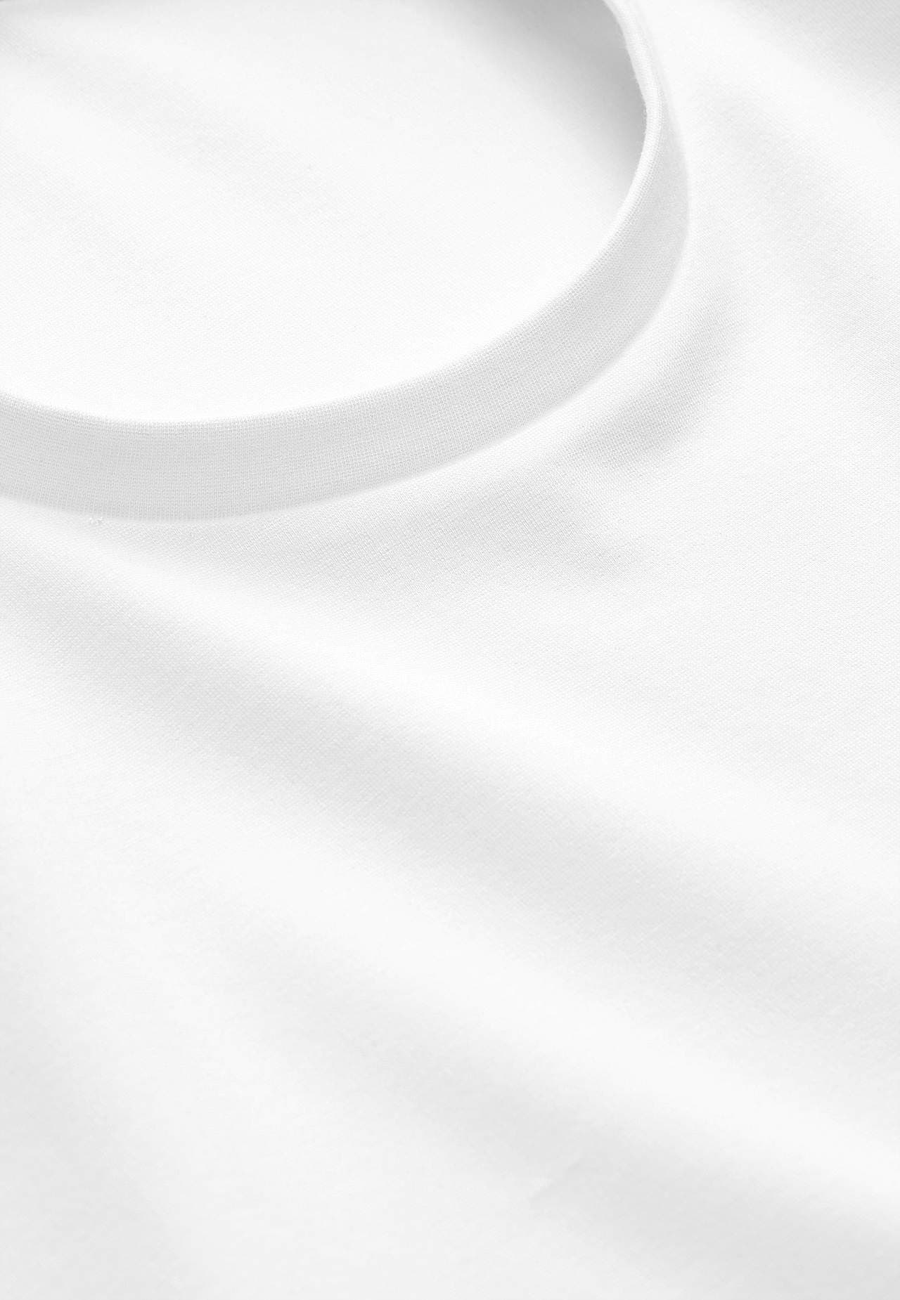 T-Shirt aus grobem Trikot