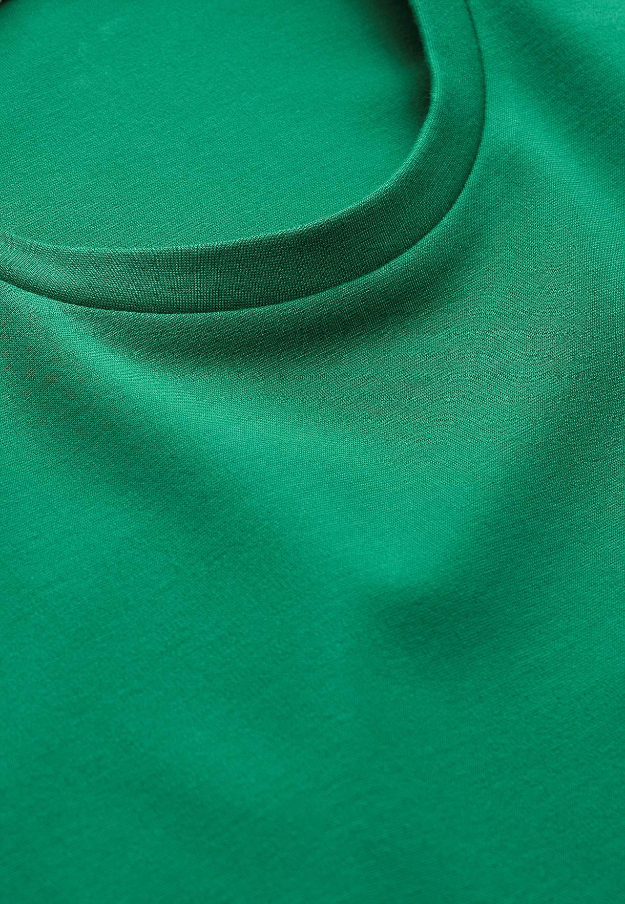 T-Shirt aus grobem Trikot