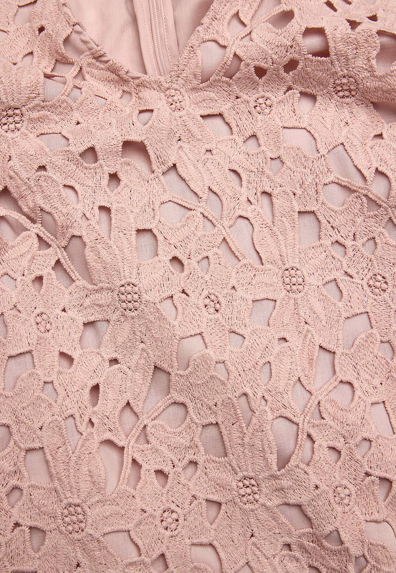 Gewebtes Spitzenkleid