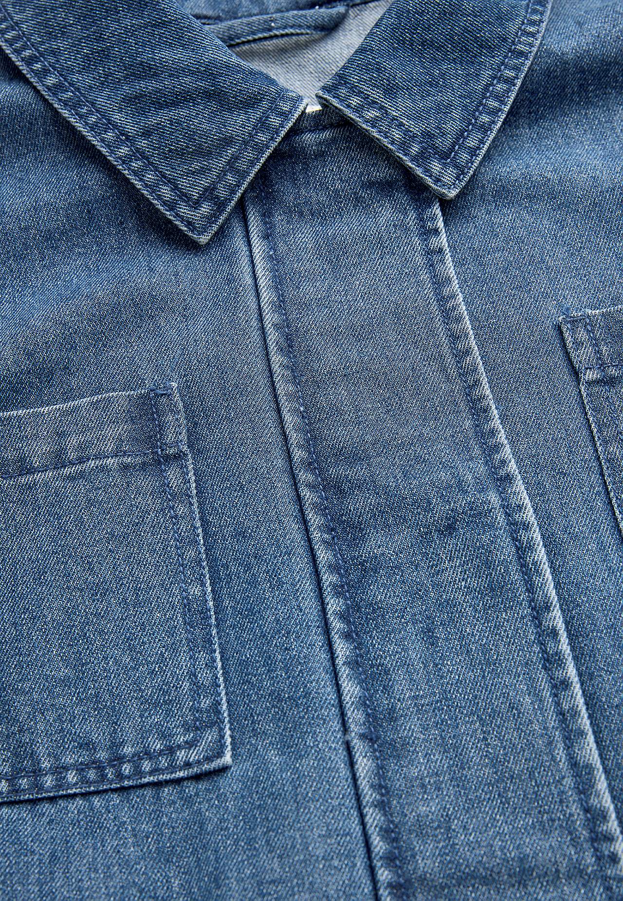 Jeansjacke mit Reißverschluss