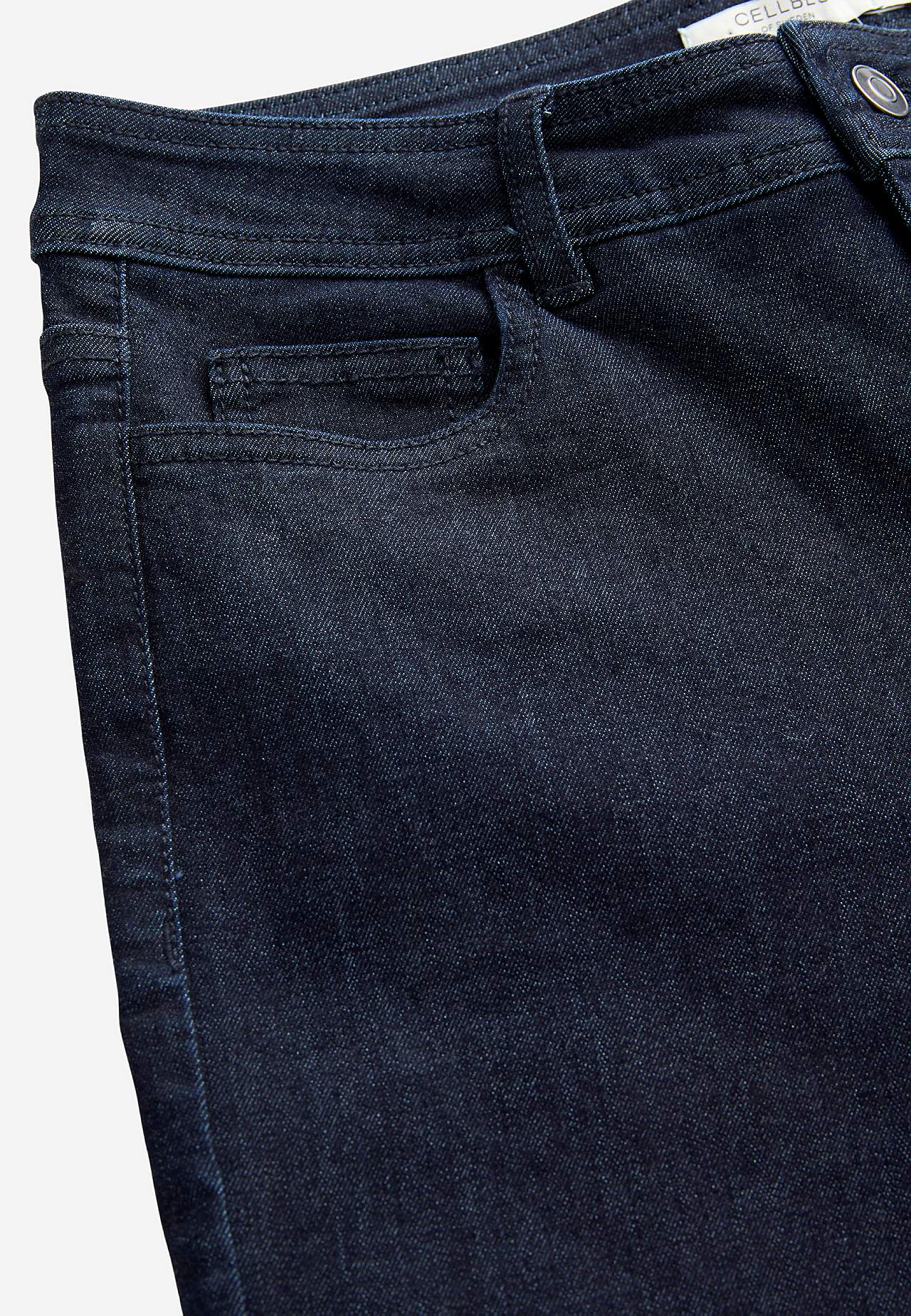 Breite Jeans aus superstretch Denim