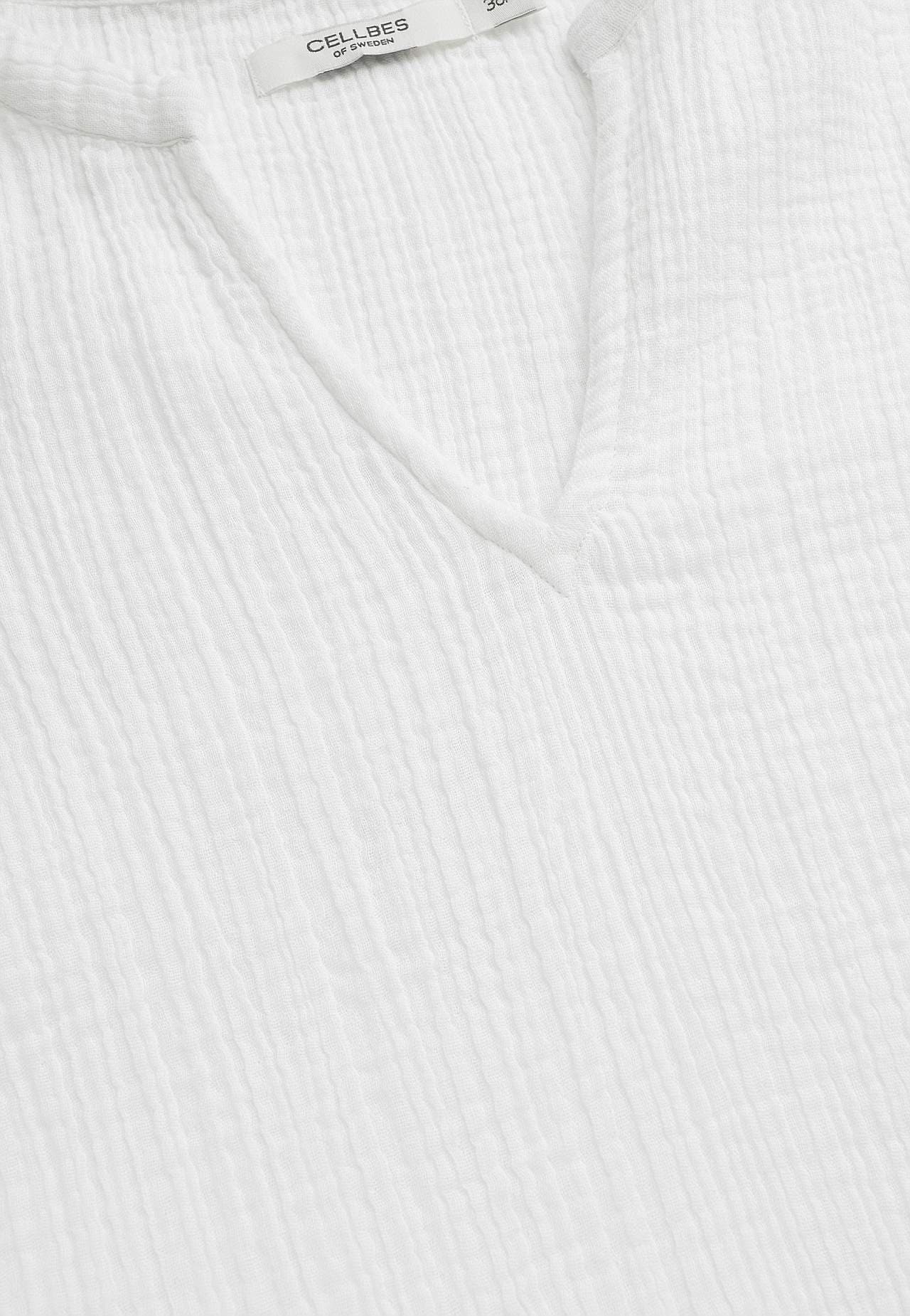 Bluse aus zerknitterter Baumwolle