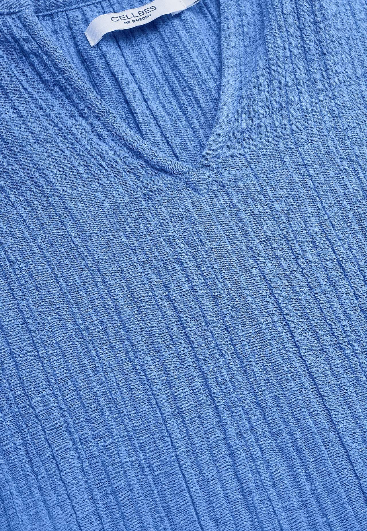 Bluse aus zerknitterter Baumwolle