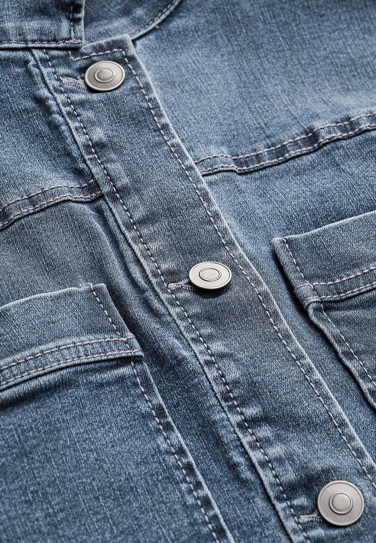 Jeansjacke mit Stretch