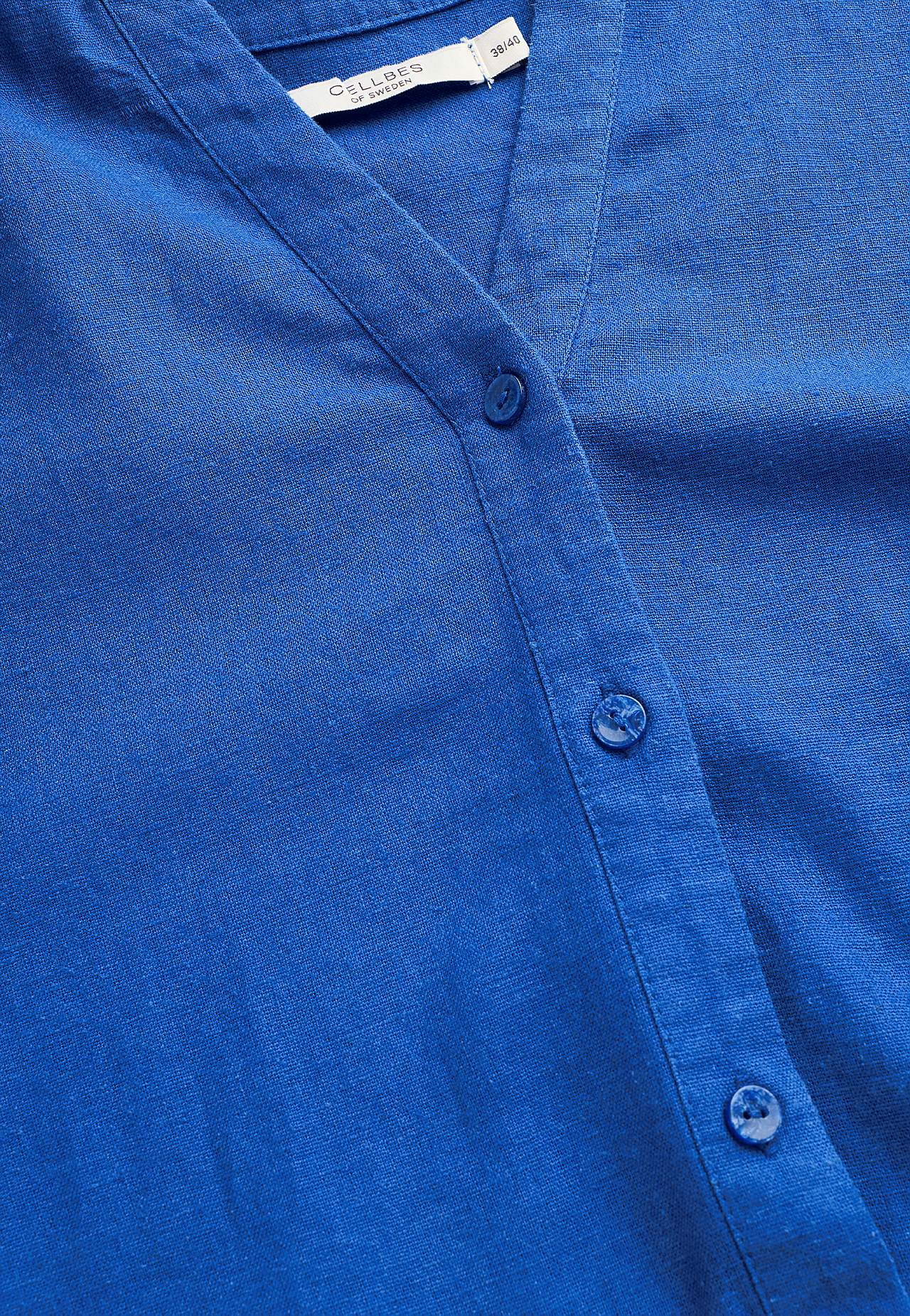 Bluse aus Leinen-Mix