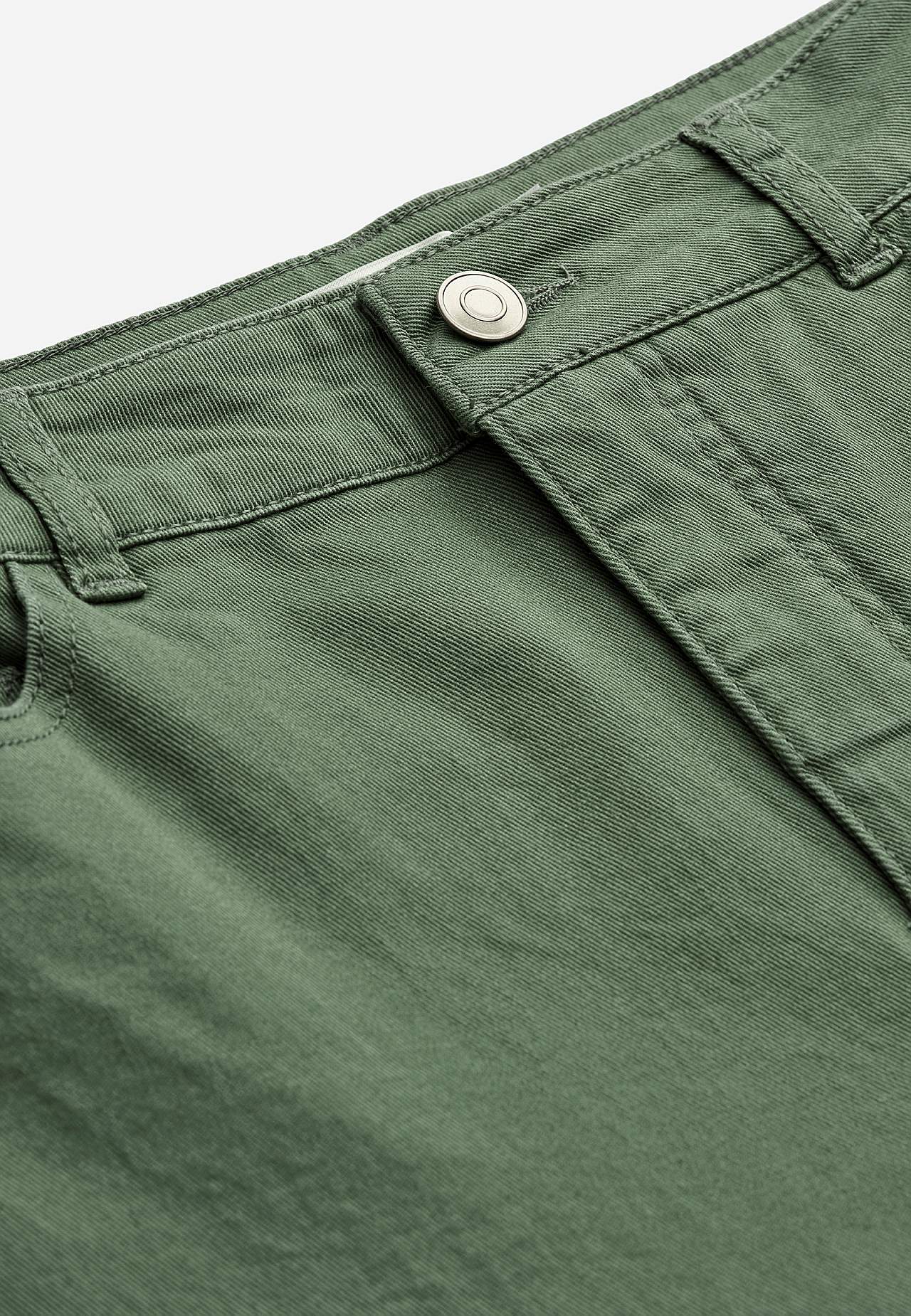 Cropped Jeans mit Fünf-Taschen-Design