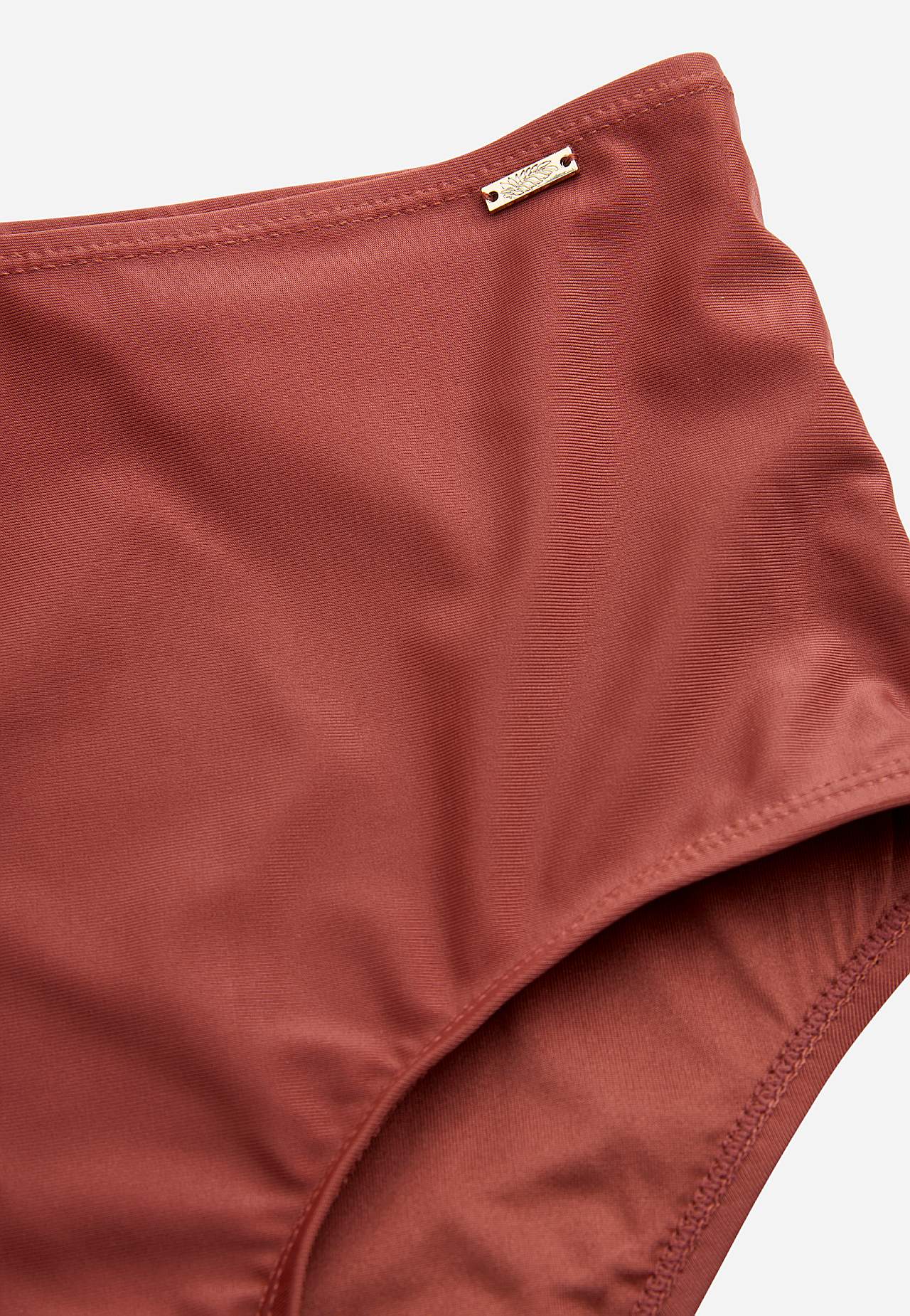 Bikini-Unterteil mit hohem Bund