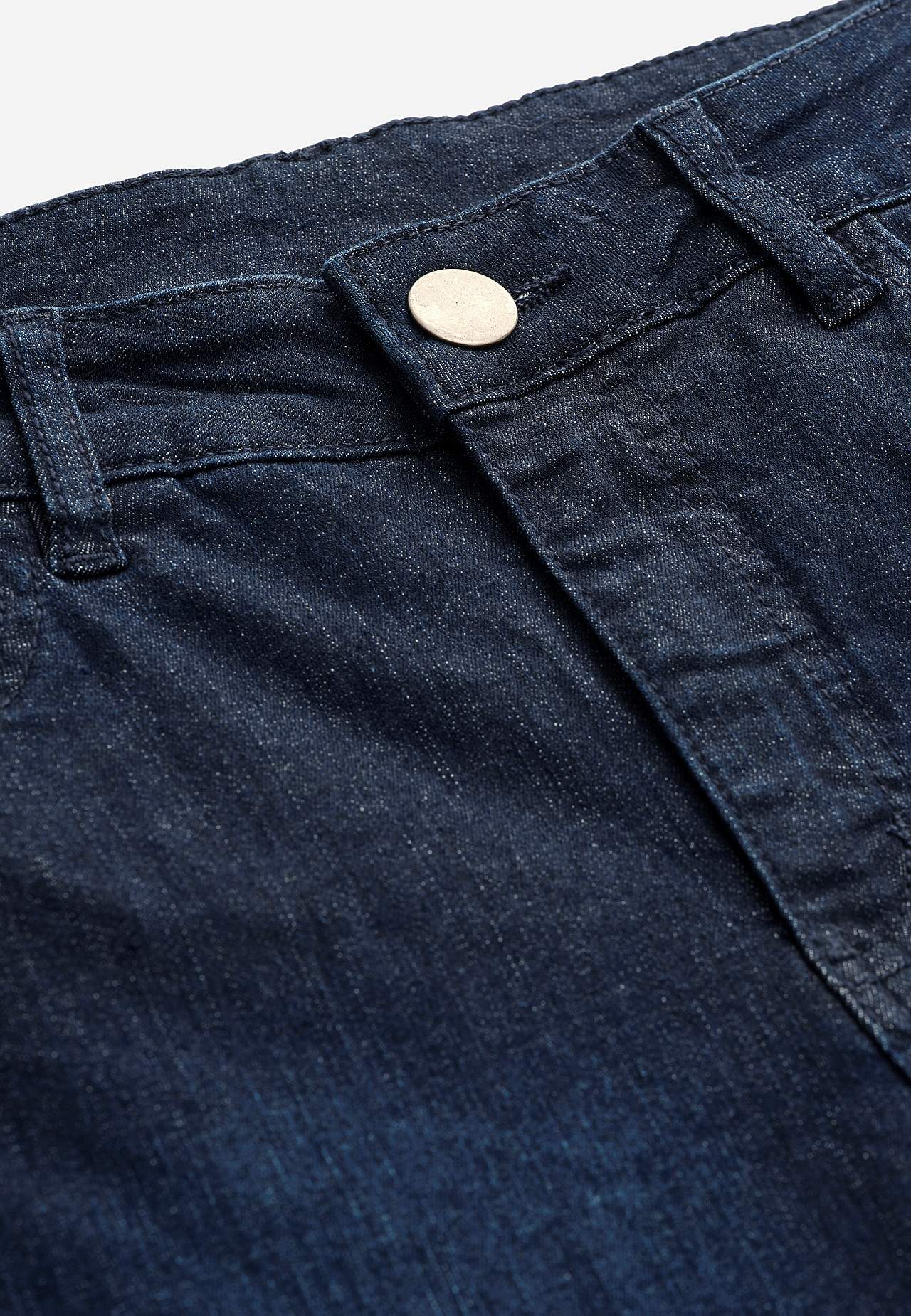 Cropped Jeans mit Fünf-Taschen-Design