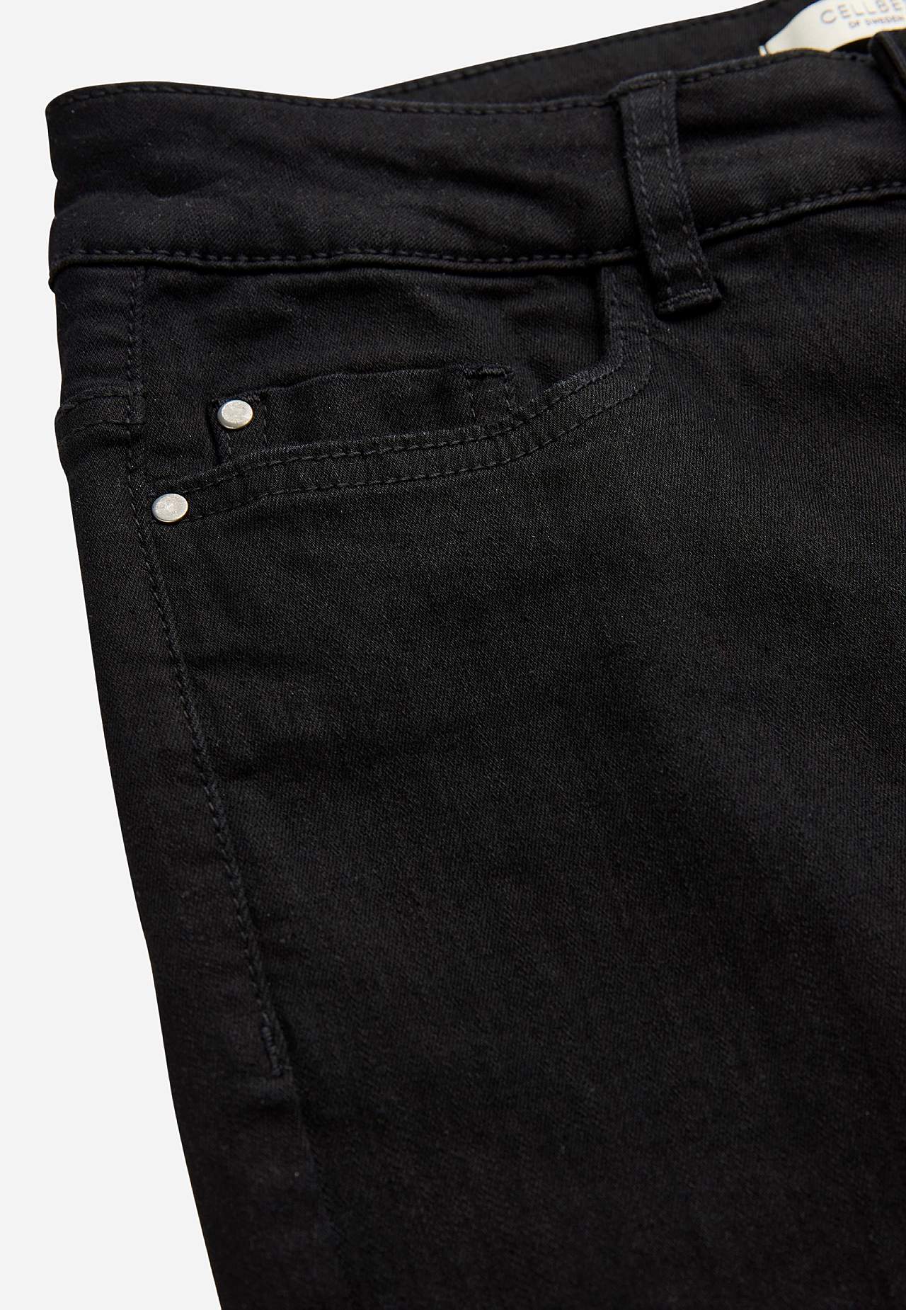 Cropped Jeans mit Fünf-Taschen-Design