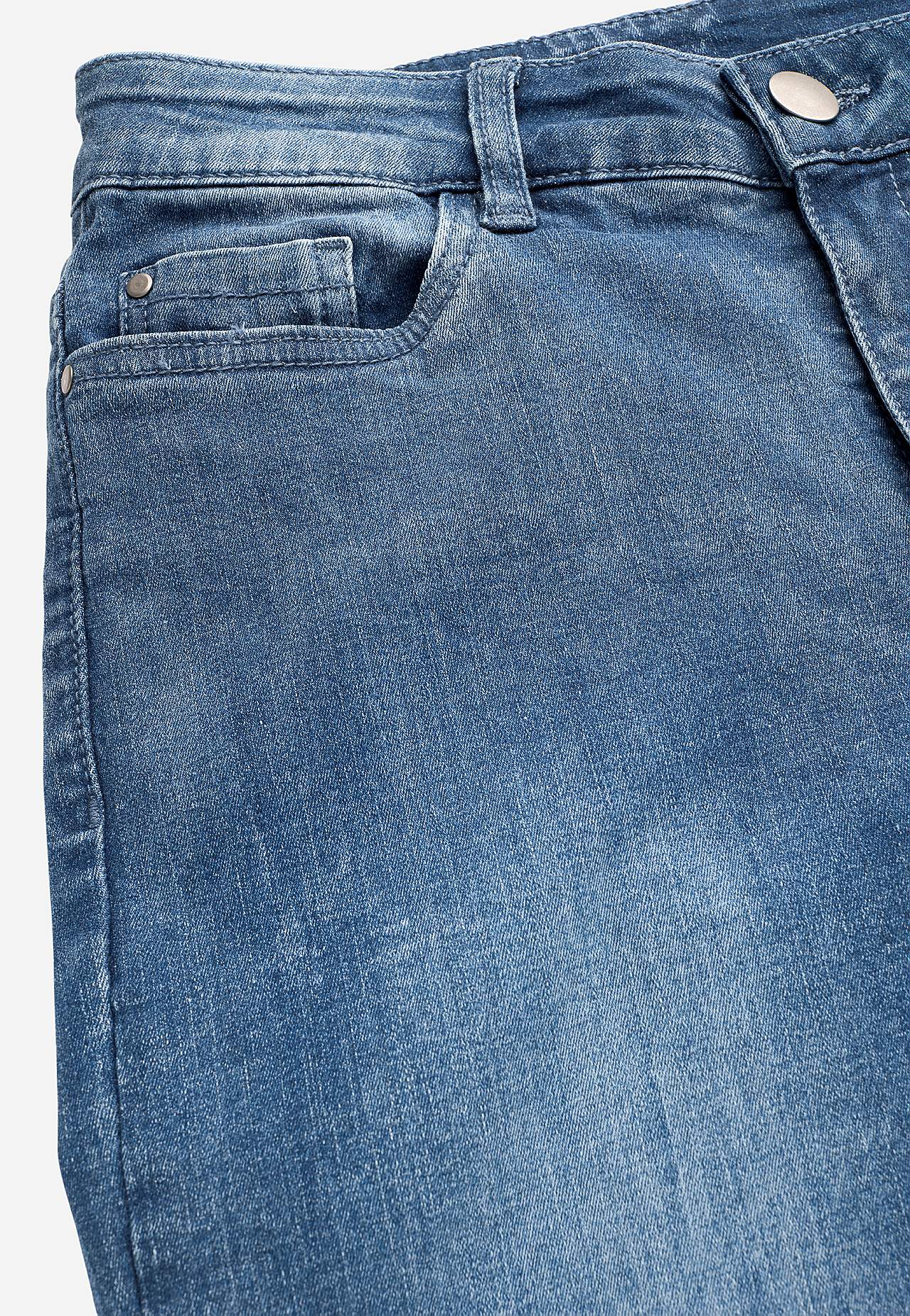Cropped Jeans mit Fünf-Taschen-Design