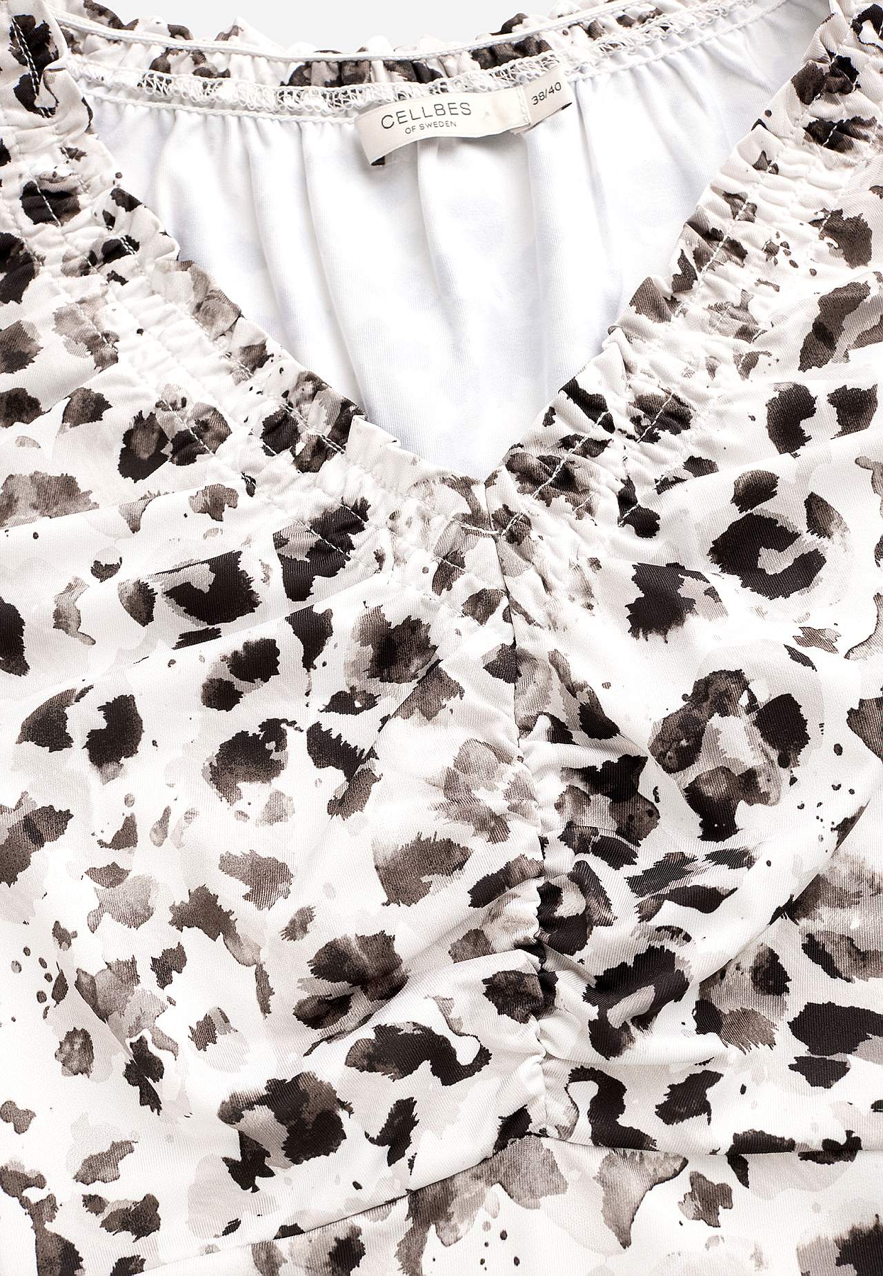 Gemustertes Jerseykleid