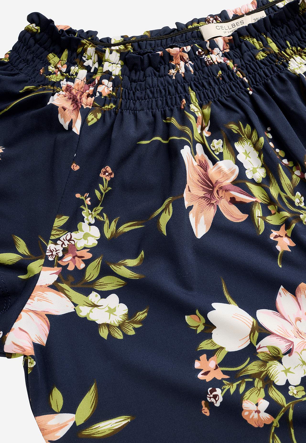 Jerseykleid mit einem Blumen-Muster