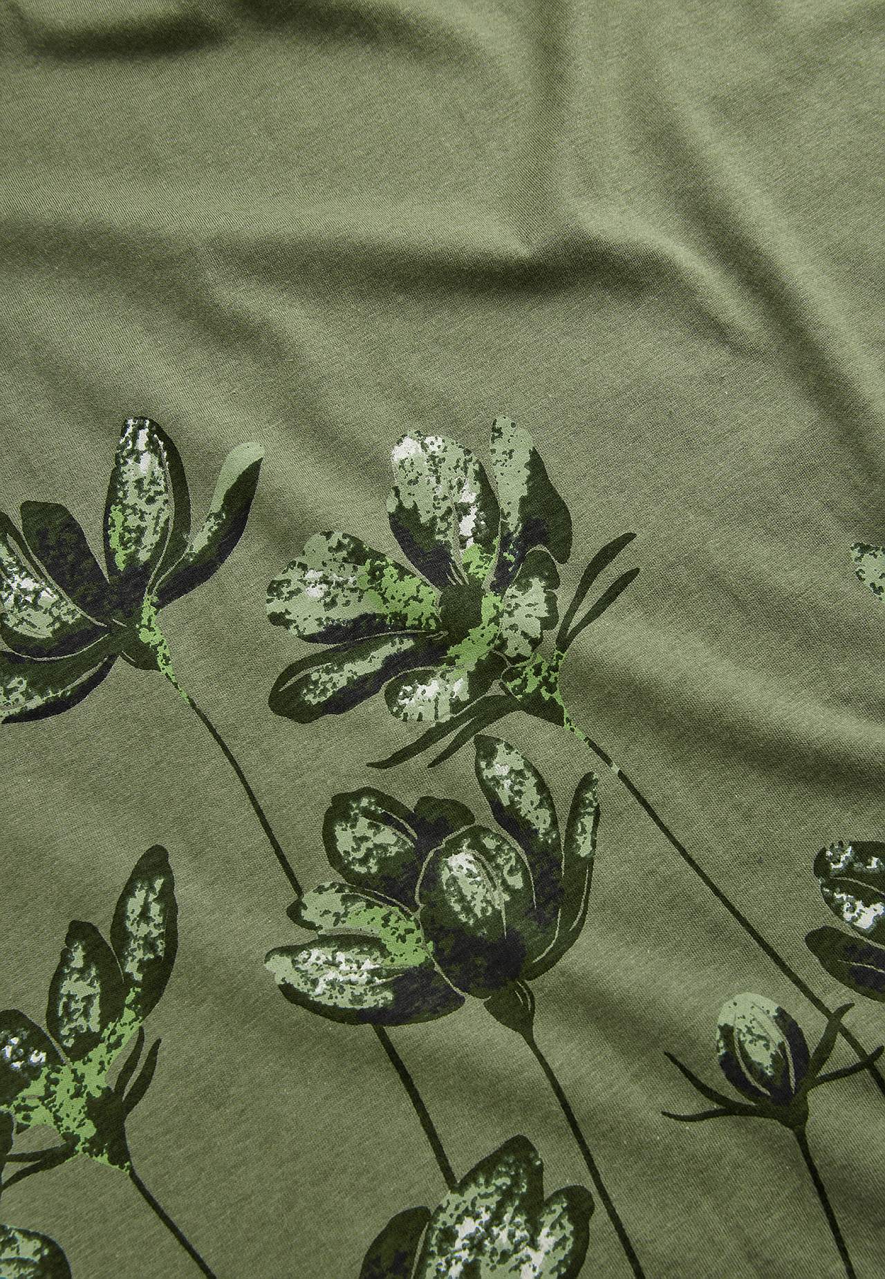 Jerseykleid mit Blumenmuster