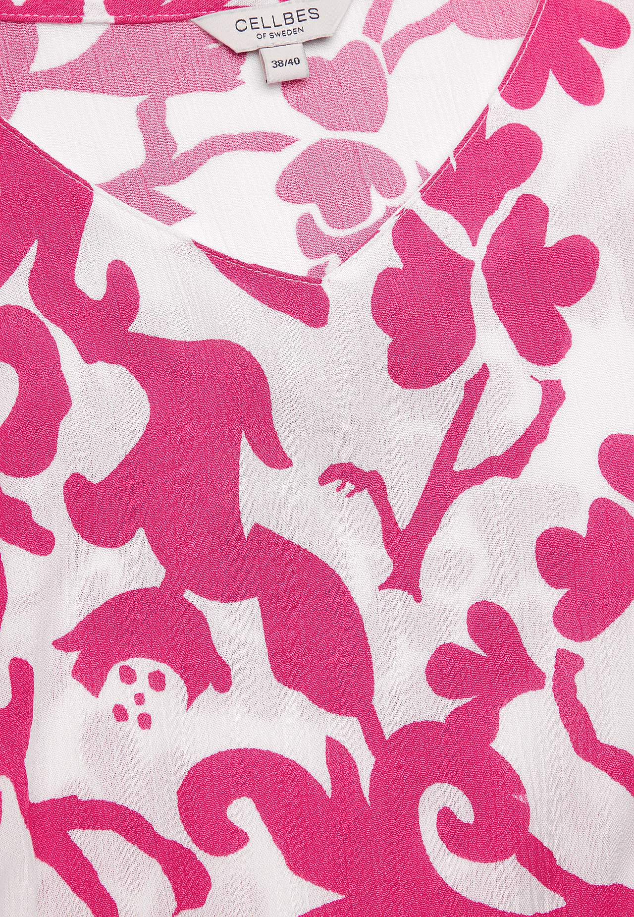 Bluse aus Viskose-Krepp