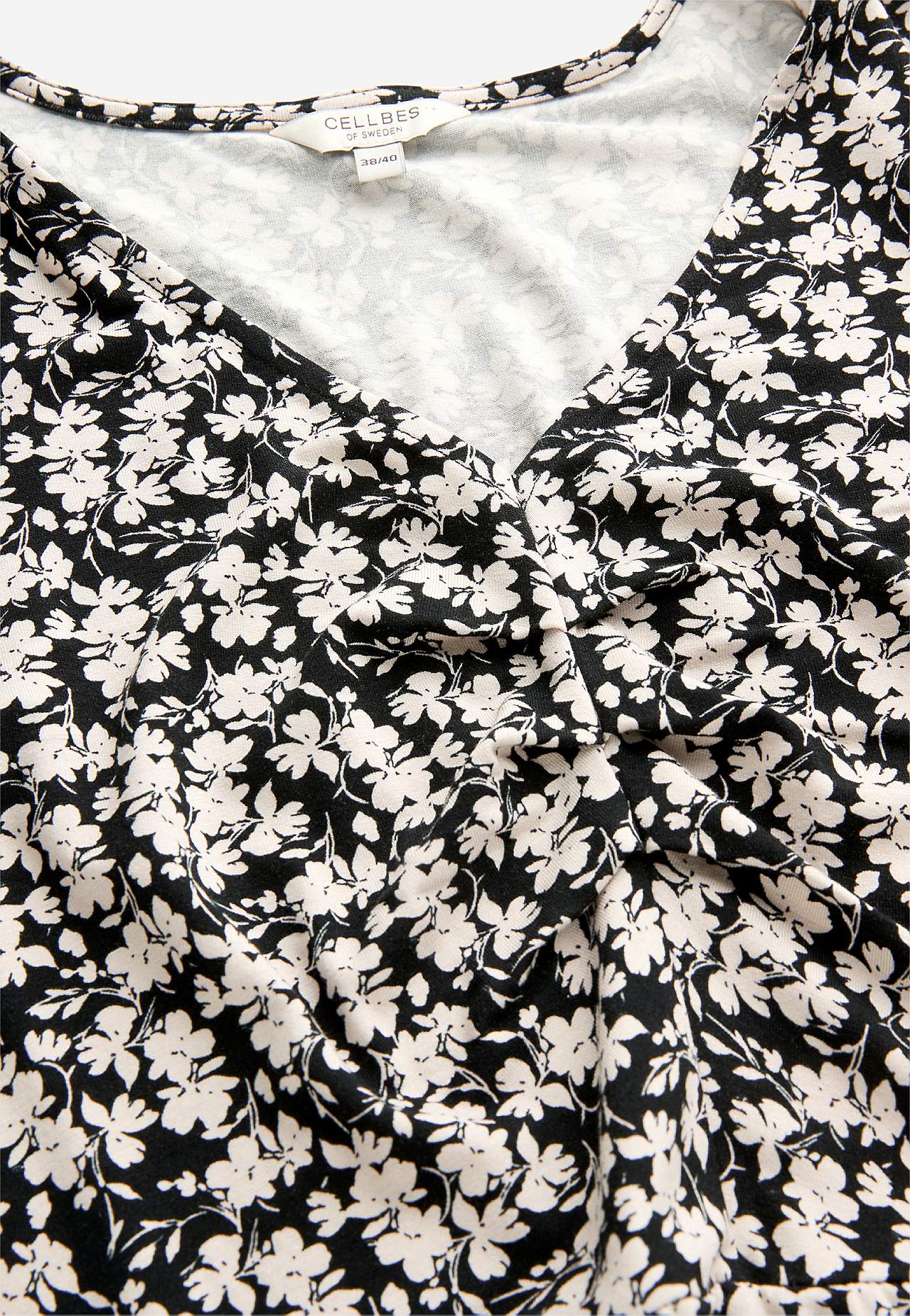 Gemustertes Jerseykleid