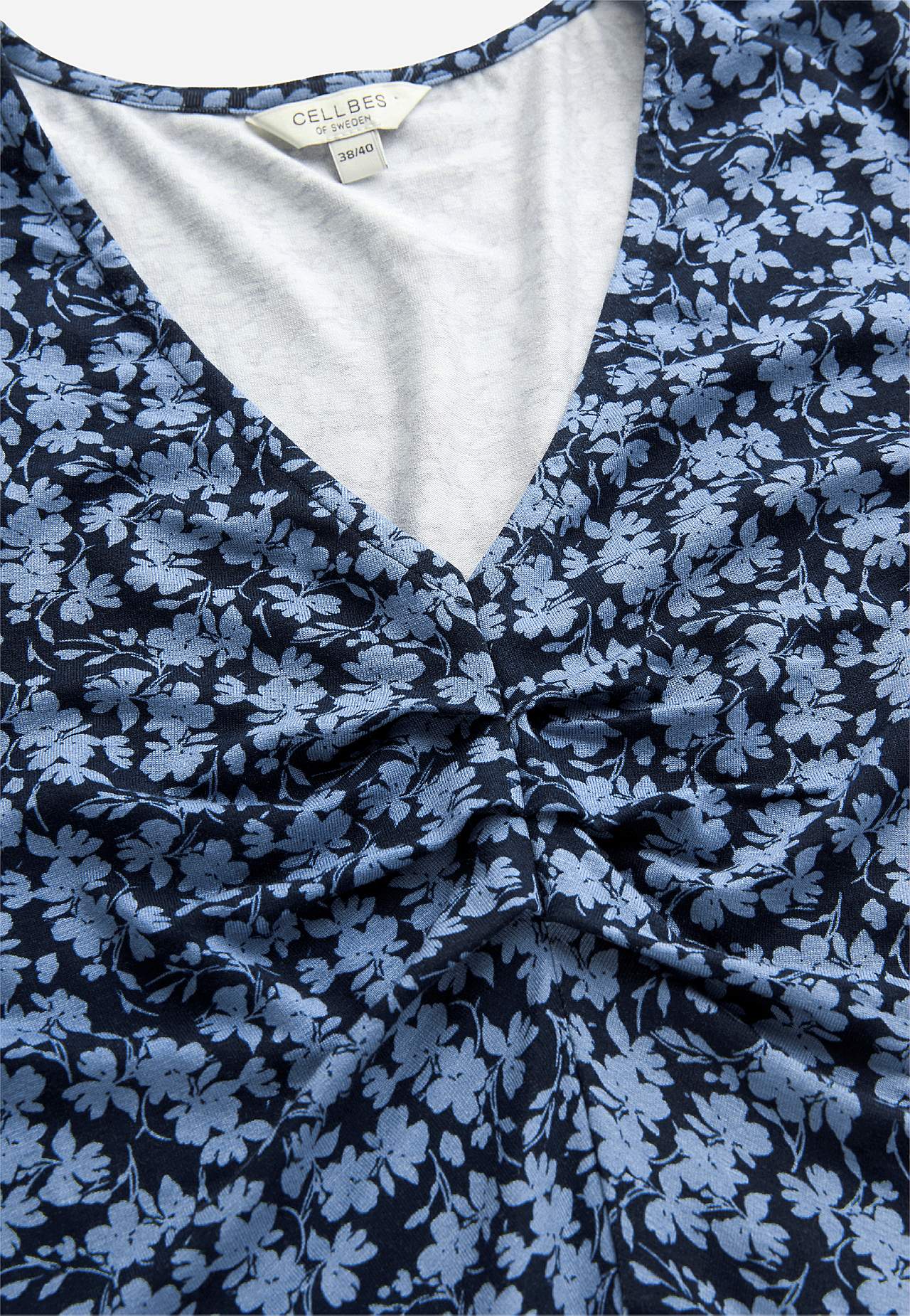 Gemustertes Jerseykleid
