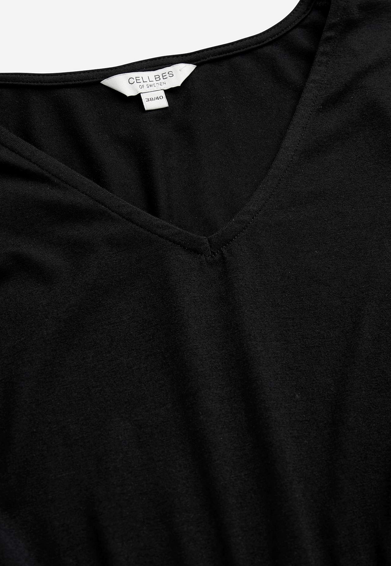 Jersey-Top mit 3/4-Ärmel