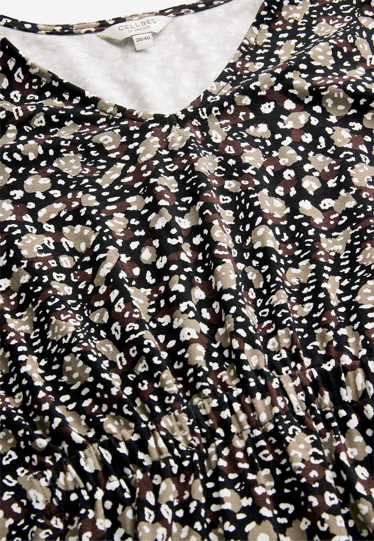 Jersey-Top mit 3/4-Ärmel