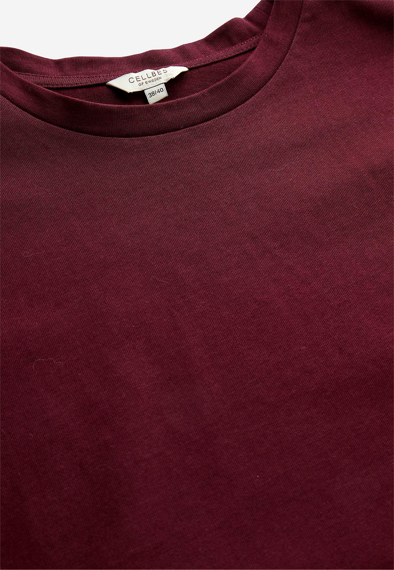 T-Shirt aus grobem Baumwolljersey