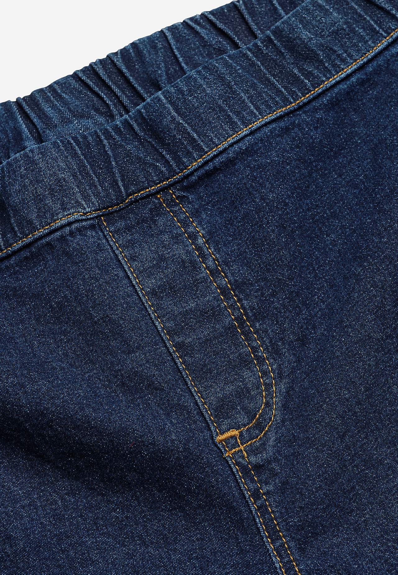Elastische Jeggings mit Bootcut-Schnitt