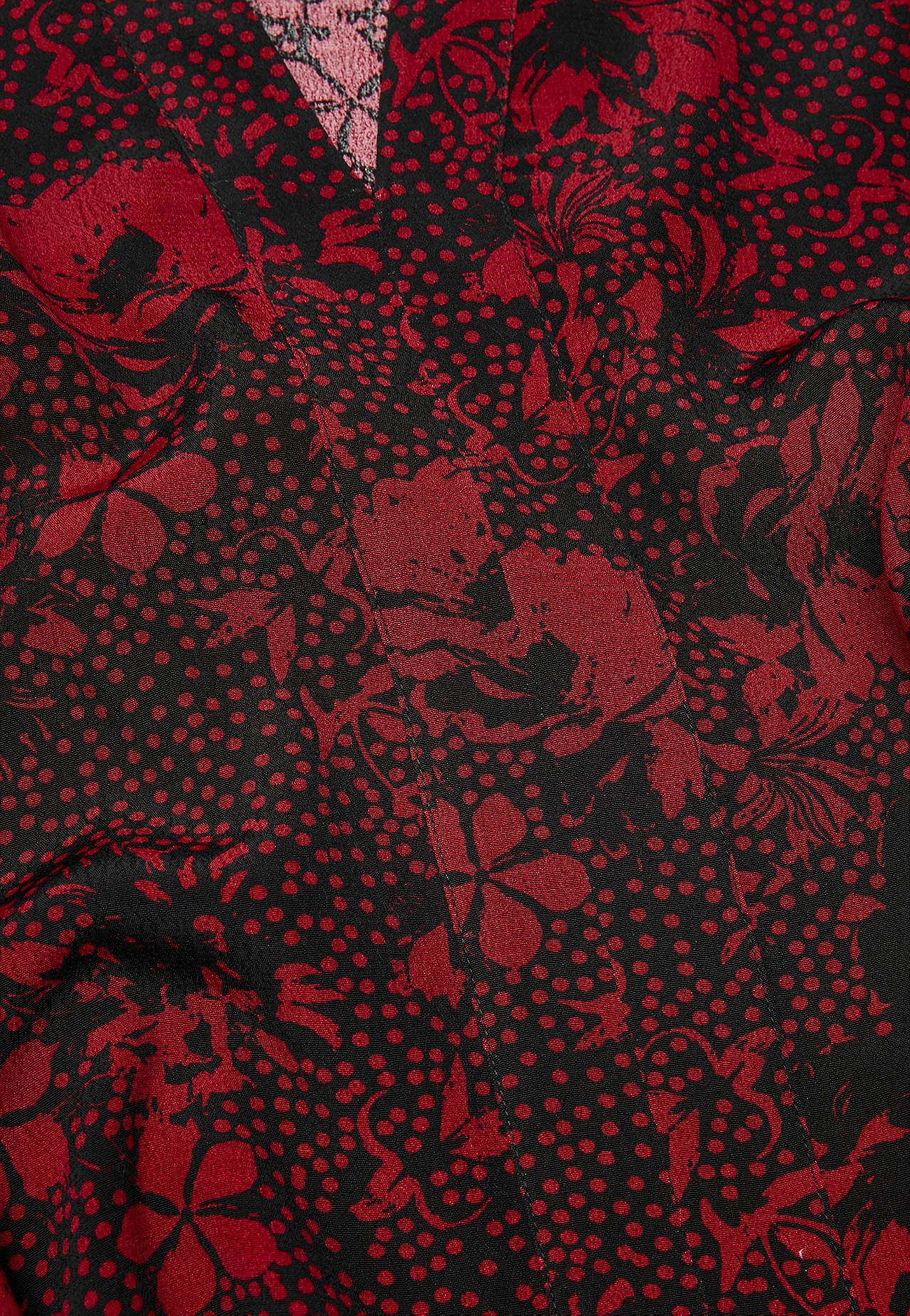 Gewebte, gemusterte Bluse