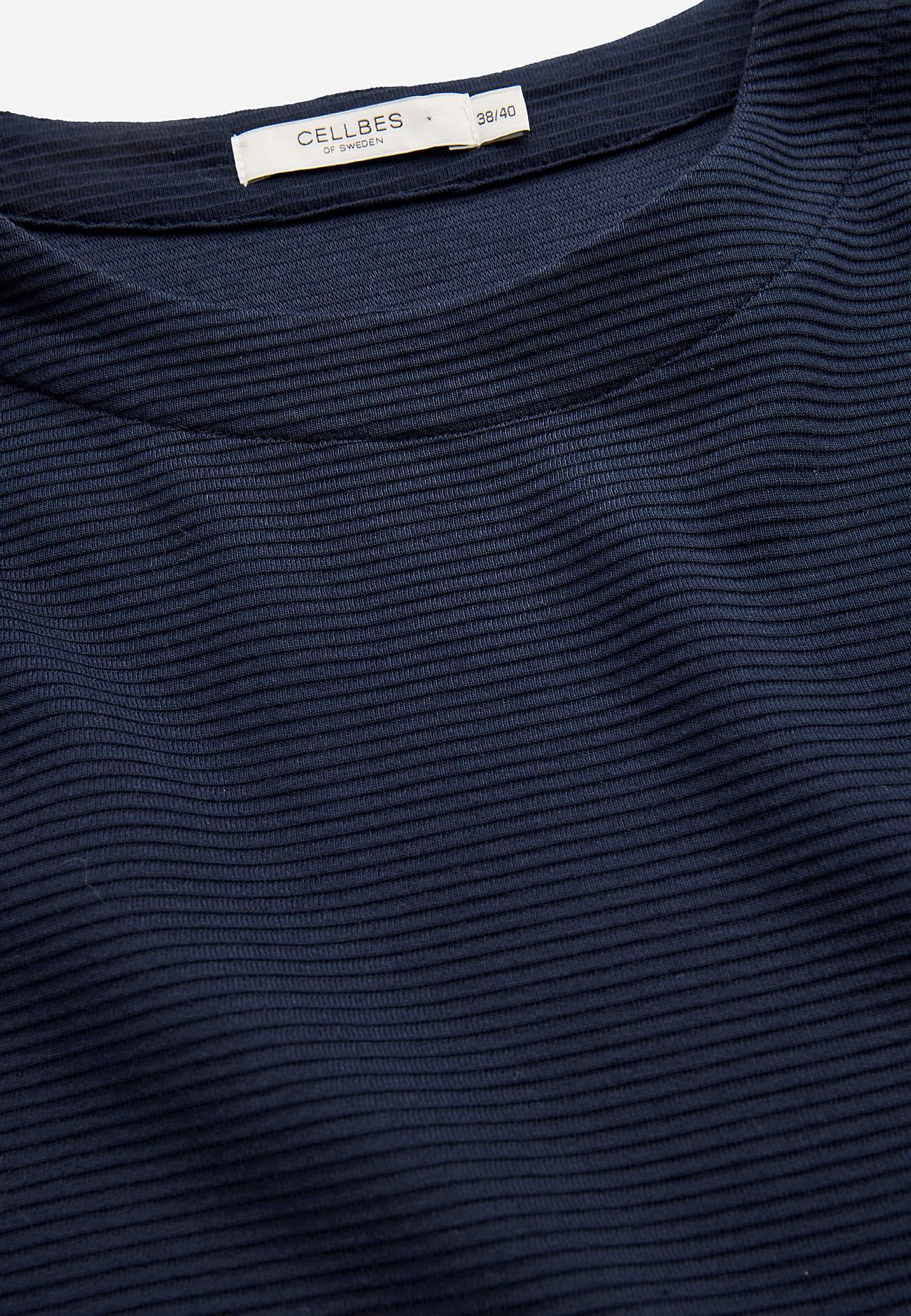 Jersey-Tunika mit Schlitzen