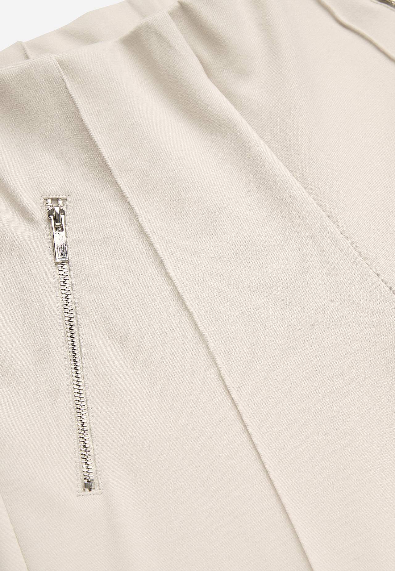 Breite Hose aus Romanit-Jersey Lisa