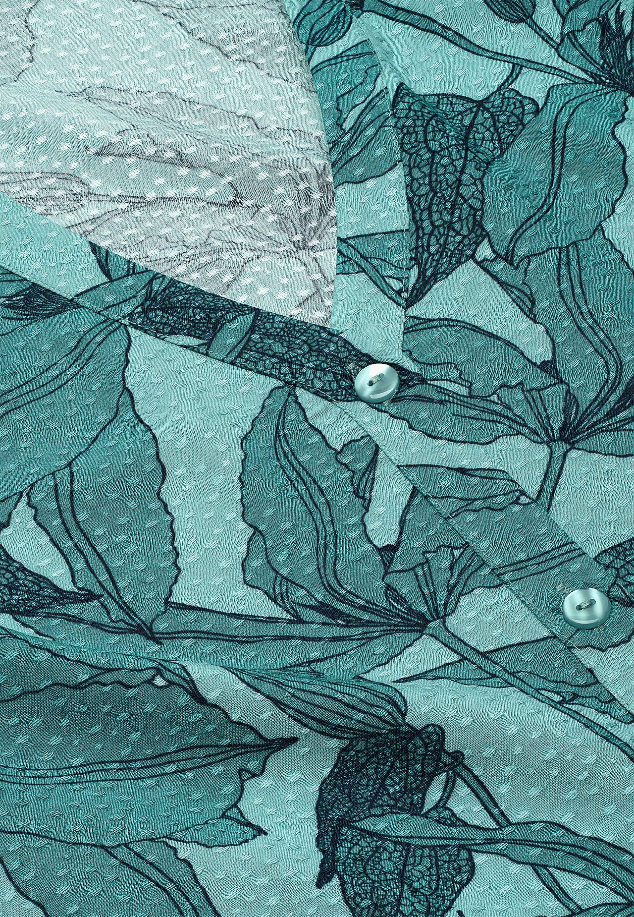 Gewebtes Kleid mit Taschen