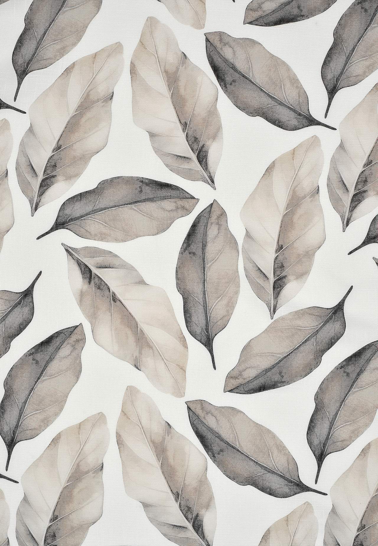 Querbehang mit Multiband mit Blattmuster