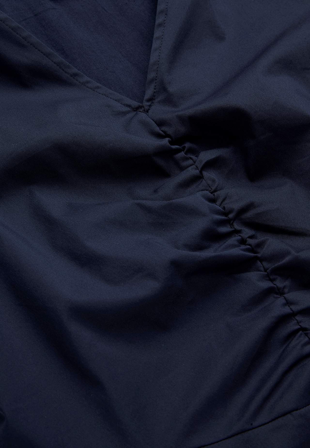 Kleid aus Popeline mit Taschen