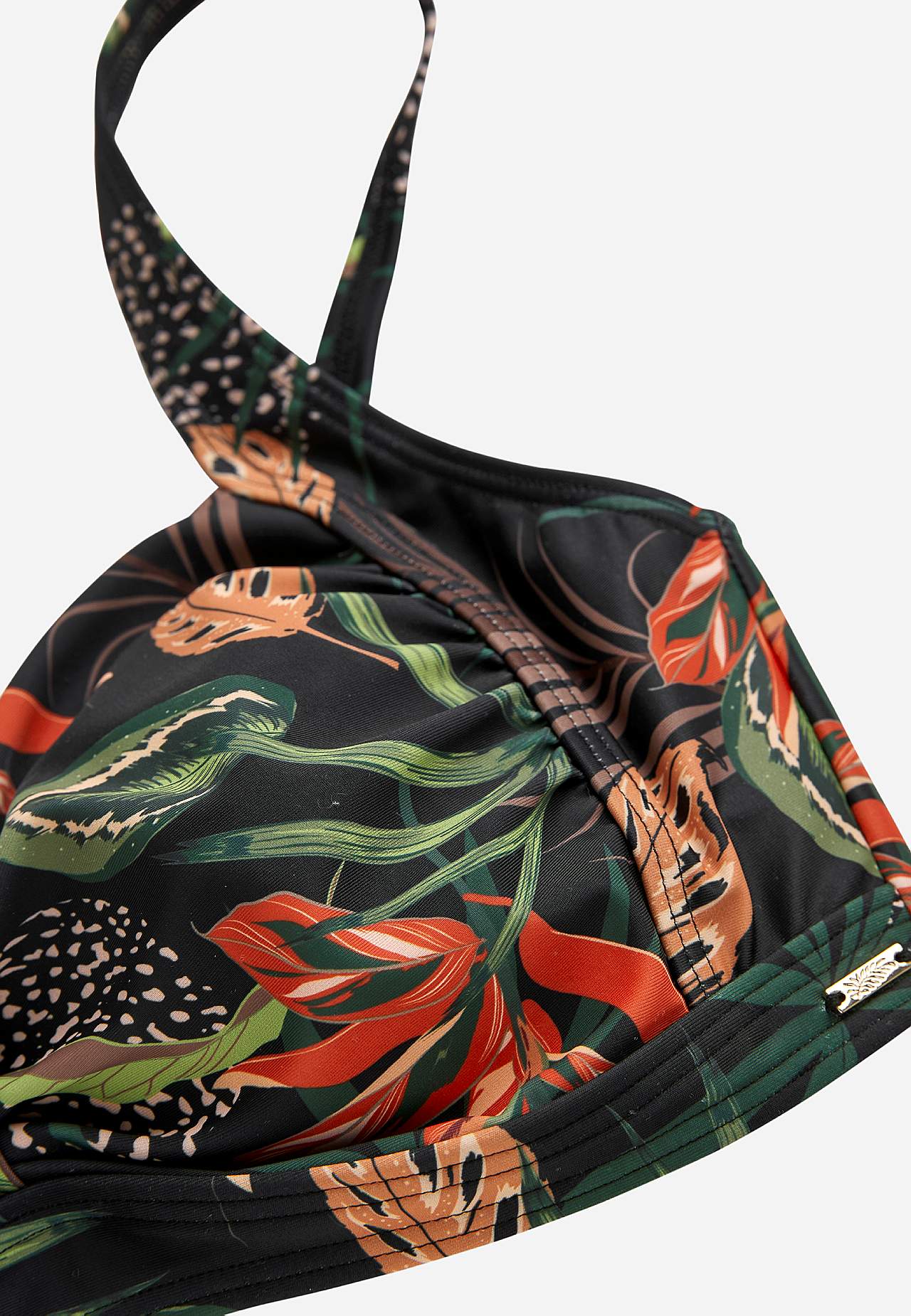 Gemusterter Bikini-BH